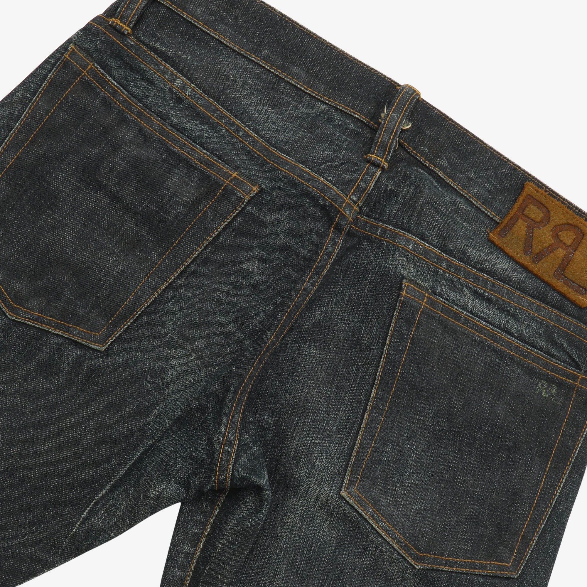 Distressed Skinny Selvedge Denim (30W X 35L) - Image 7