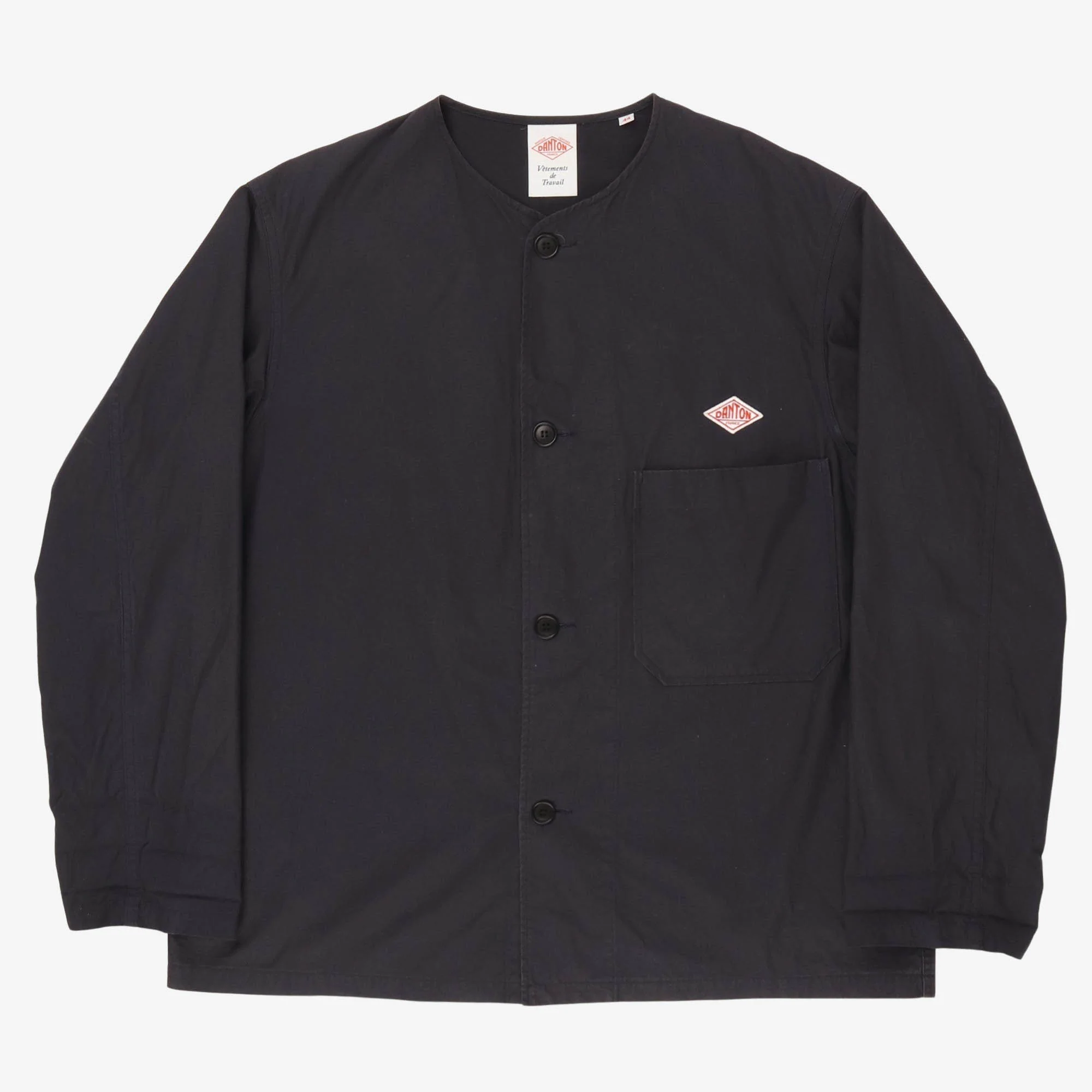 Down Proof Collarless Jacket