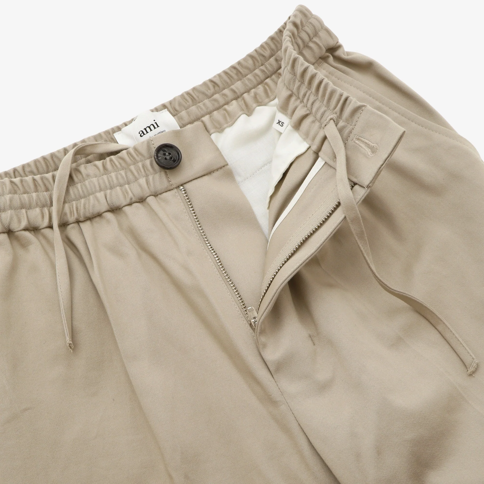 Elasticated Pleated Trousers (28W x 25L) - Image 3