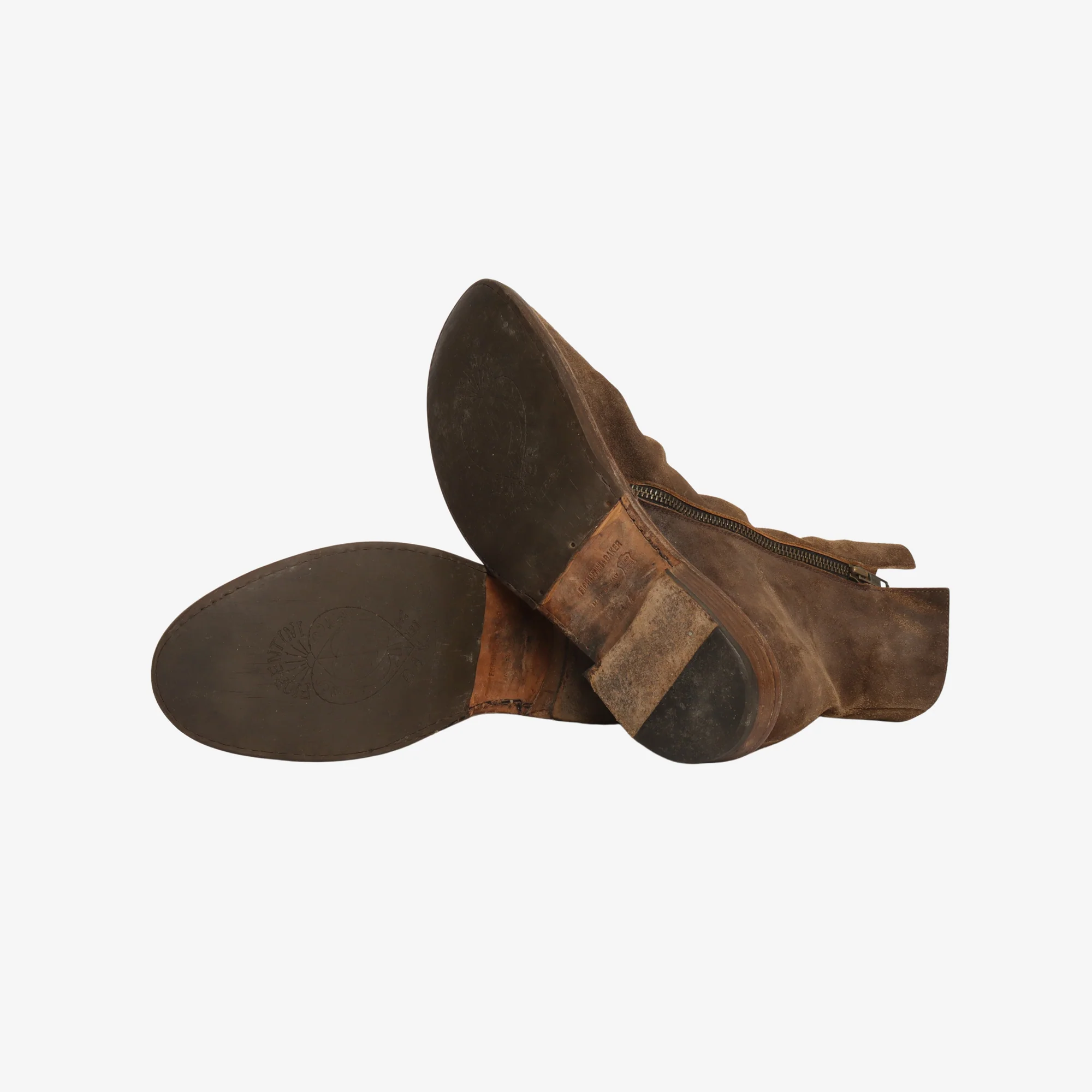 ELF Taupe Suede Boots - Image 4