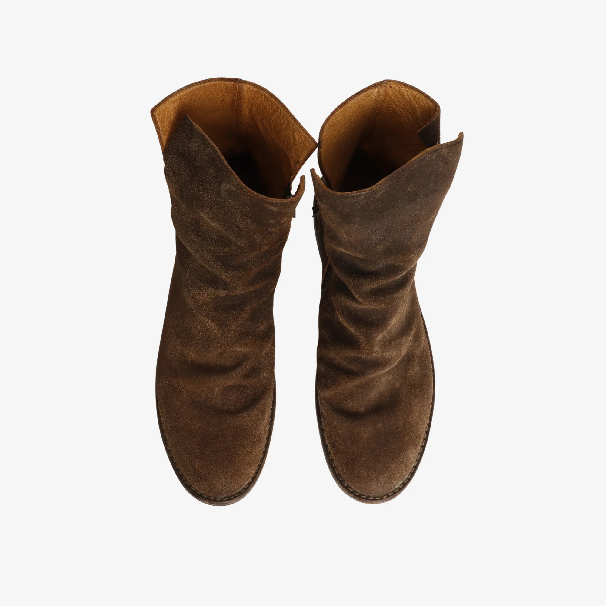 ELF Taupe Suede Boots - Image 5