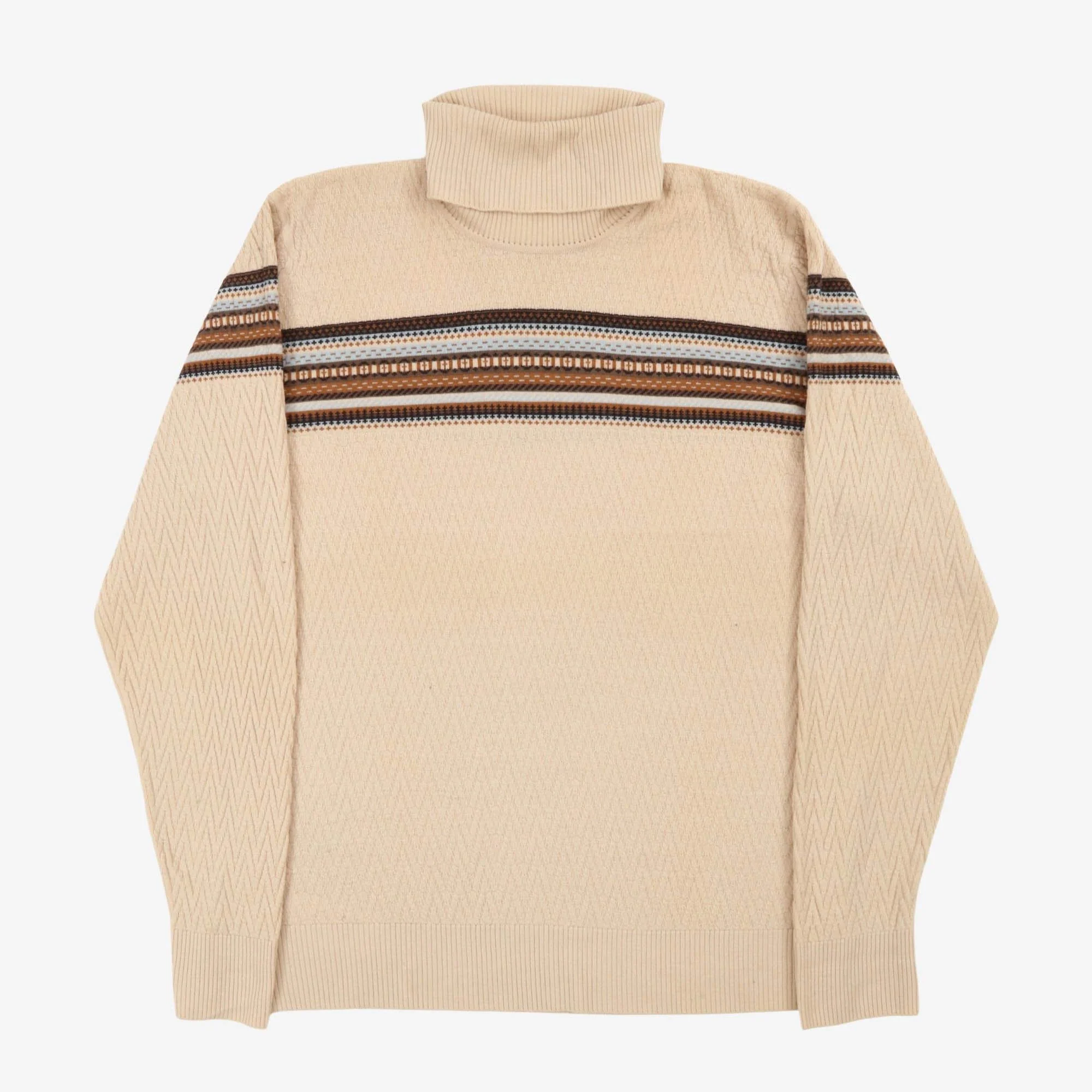 Fairisle Roll Neck Sweater