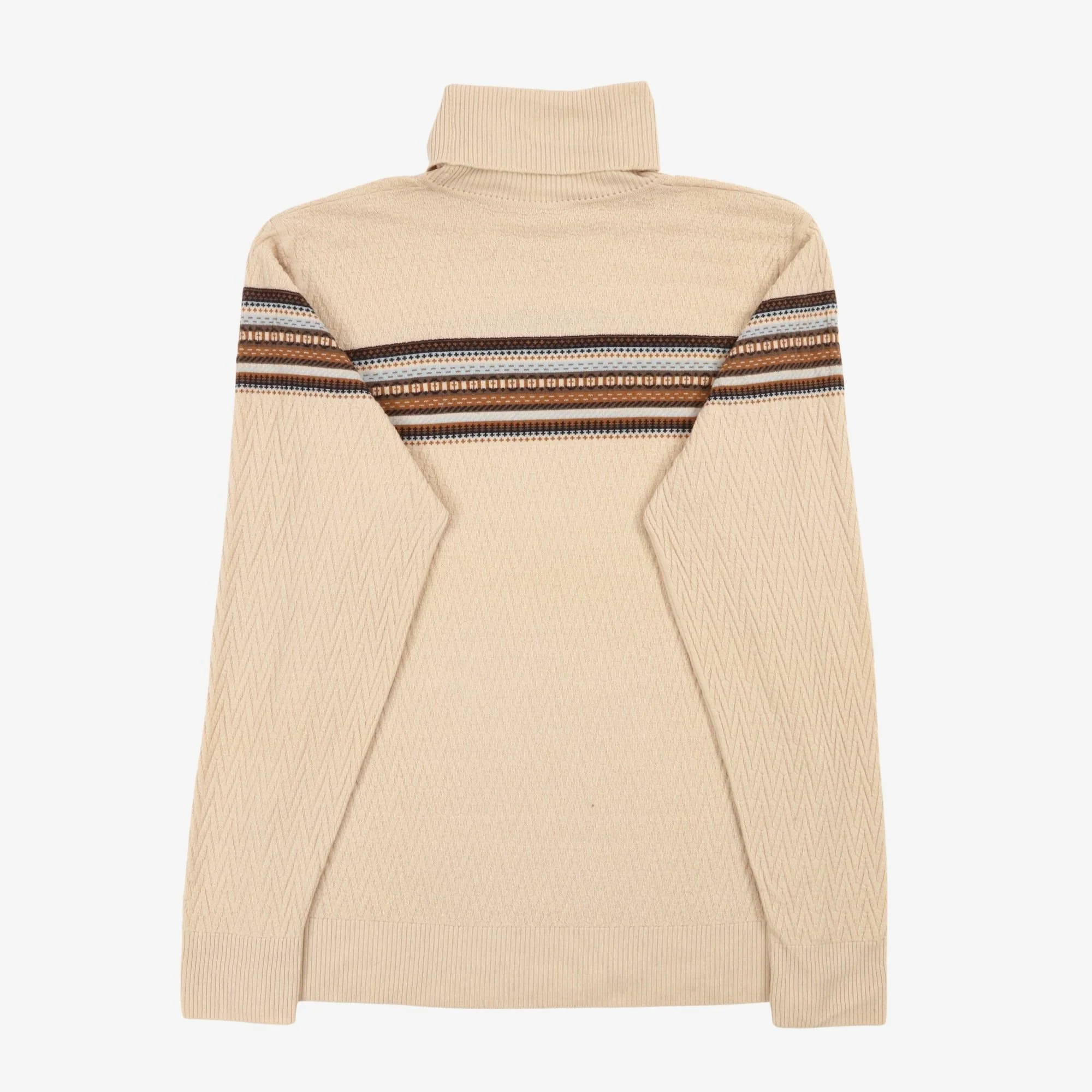 Fairisle Roll Neck Sweater - Image 2