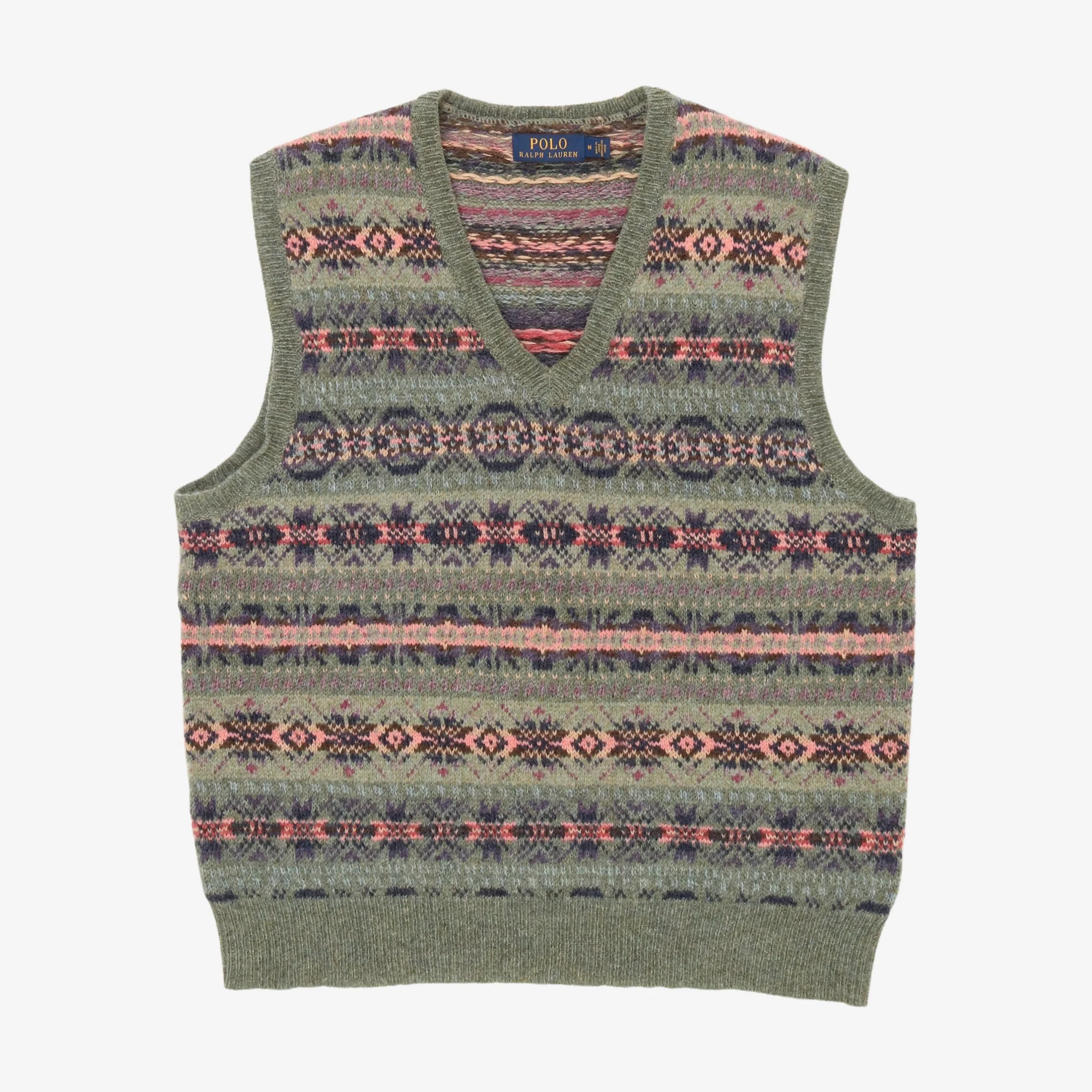 Fair Isle Wool Sweater Vest