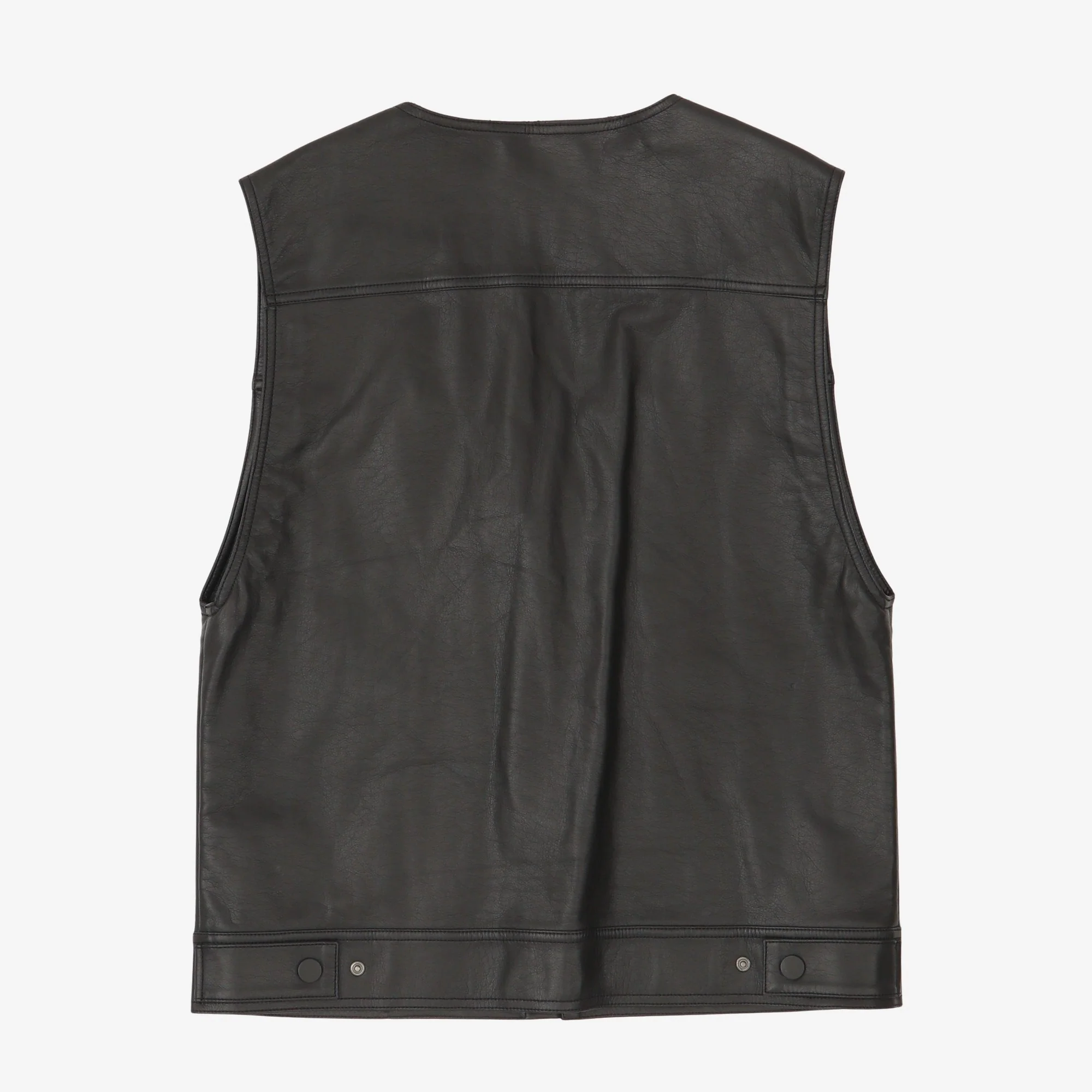 Faux Leather Utility Vest - Image 2