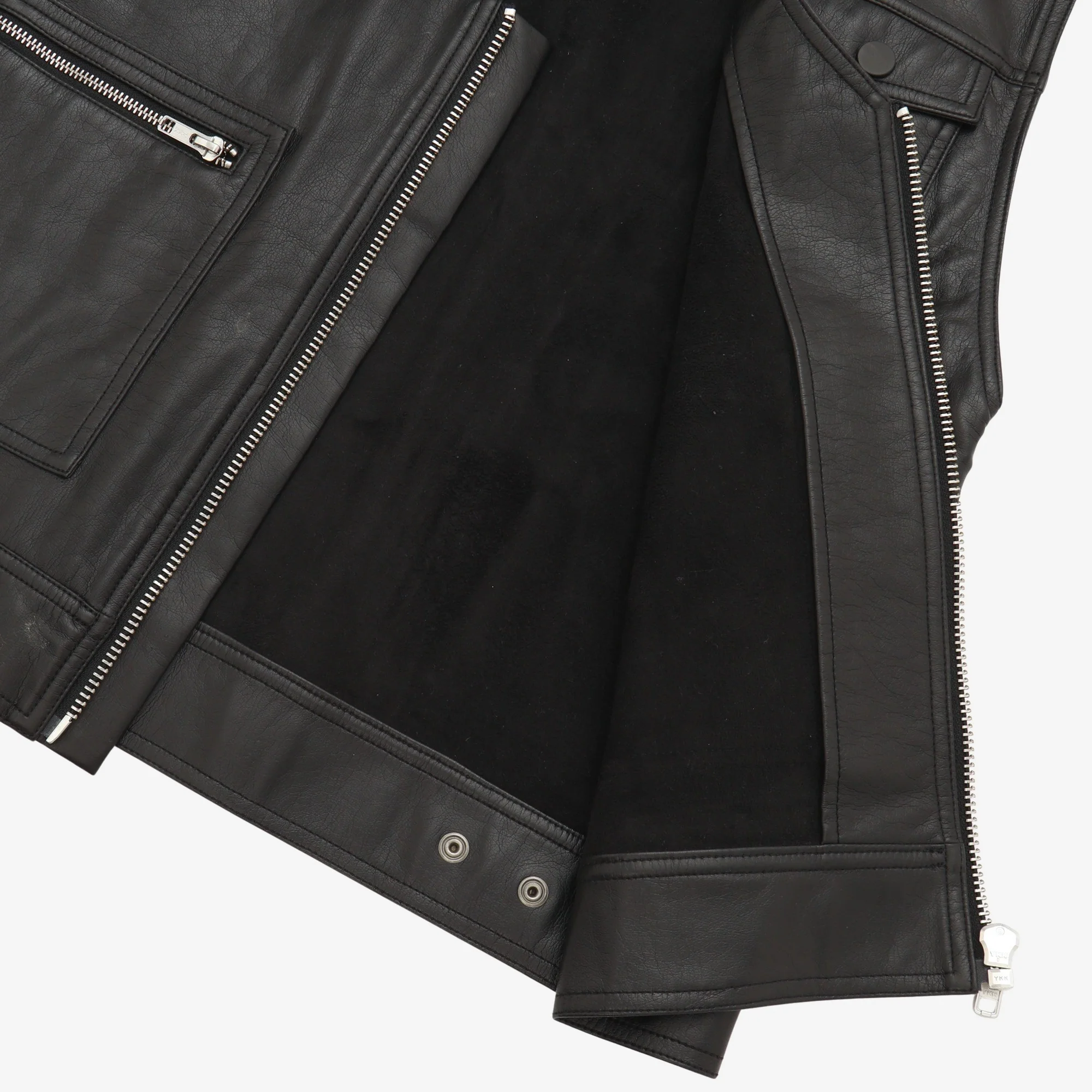 Faux Leather Utility Vest - Image 4