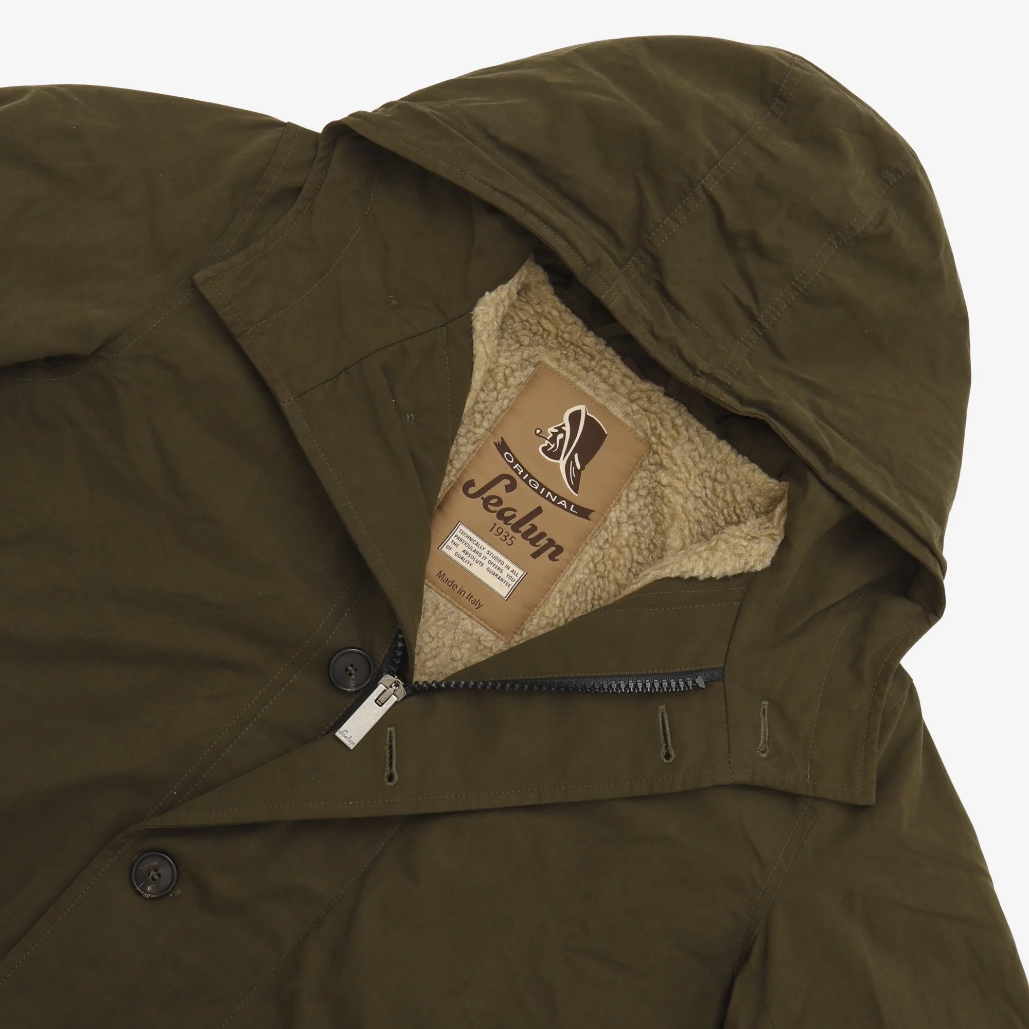 Fleece Lined Long Parka - Image 3