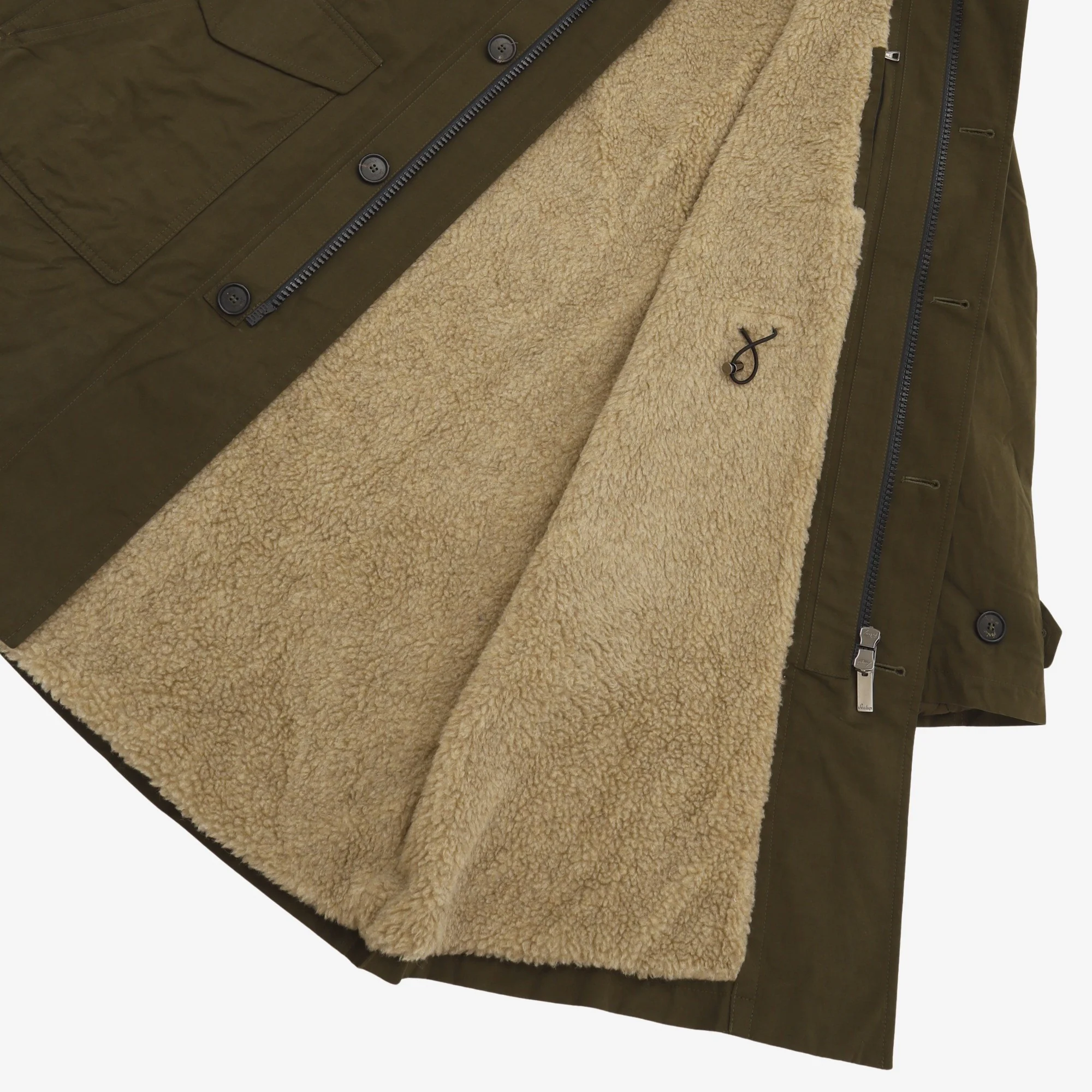 Fleece Lined Long Parka - Image 4