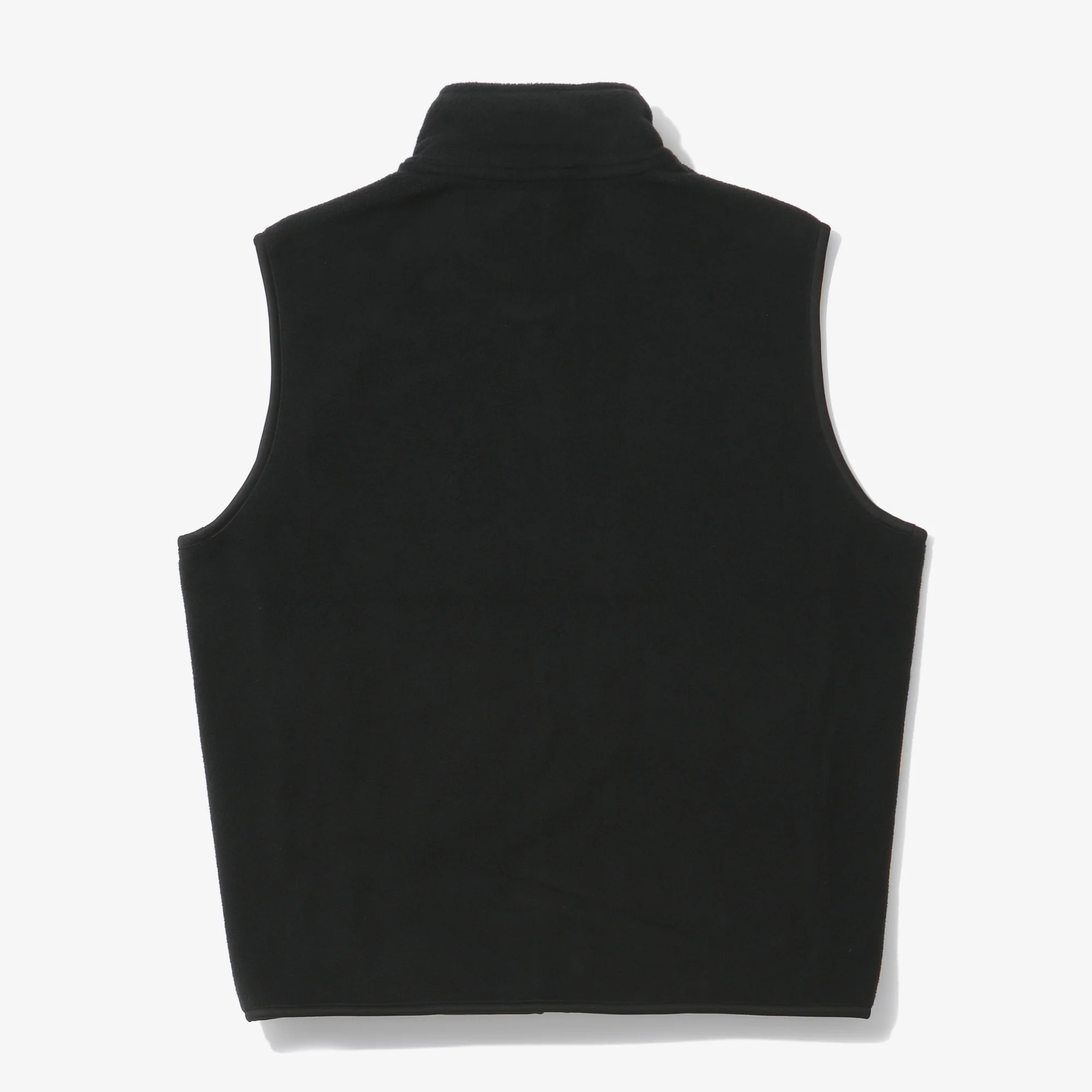 Fleece Zip Vest - Black - Image 2