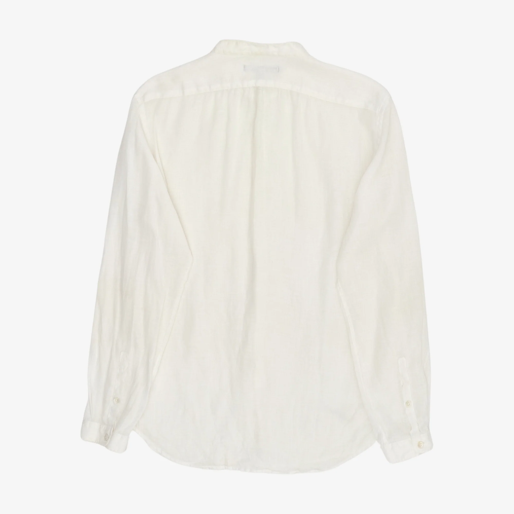 Frayed Band Collar Shirt - Image 2