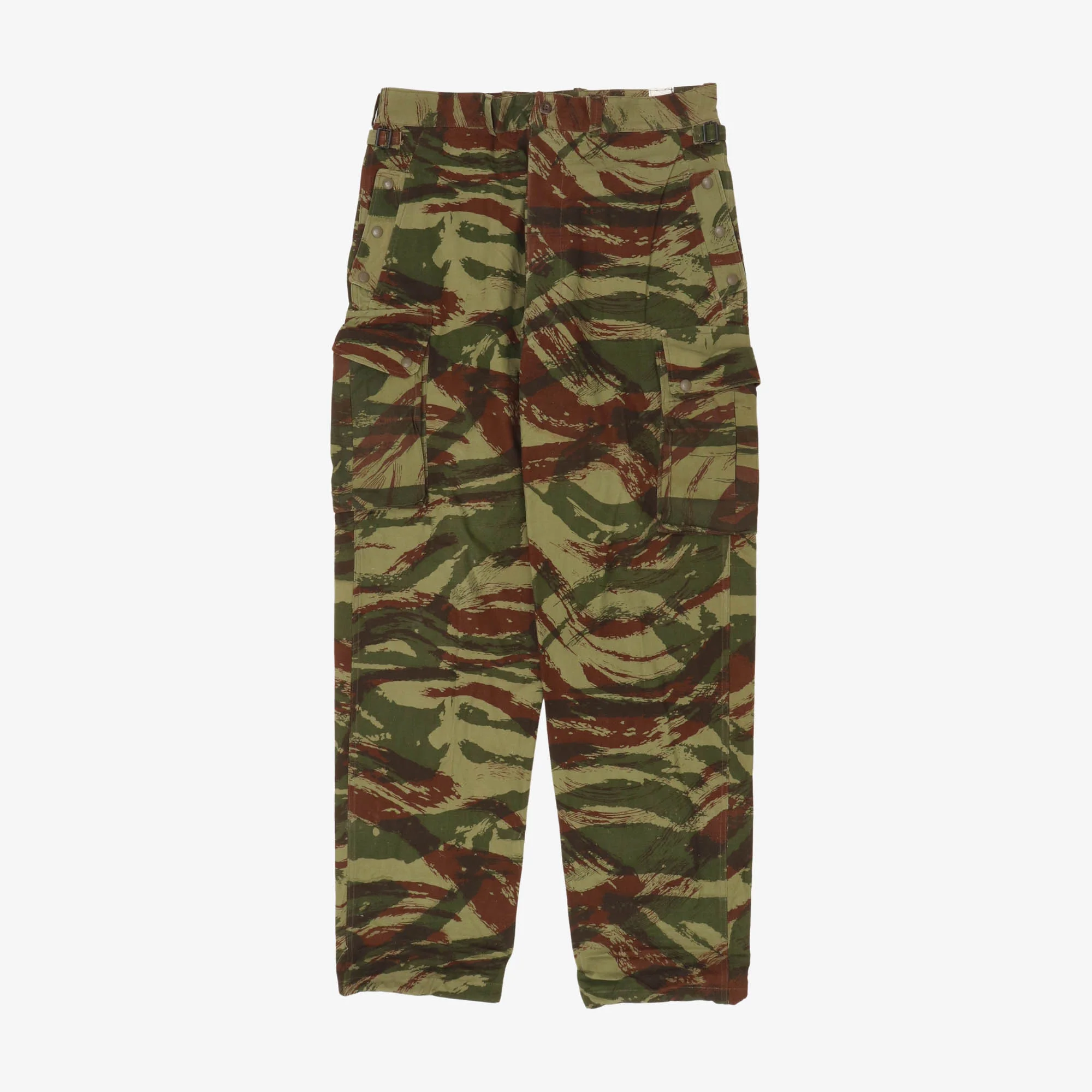 Vintage 1950s French Army Lizard Camo Trousers (38W X 34L)