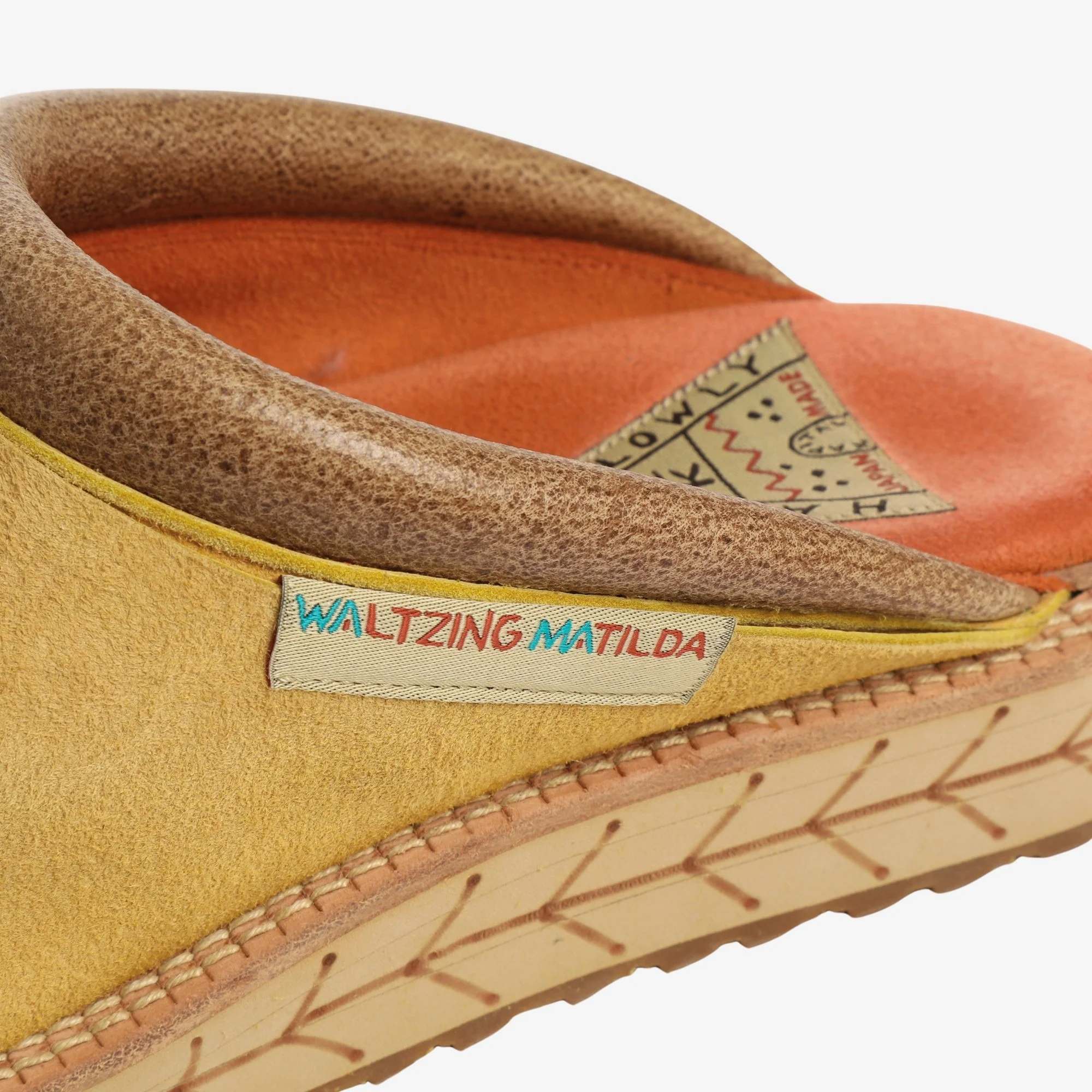 Fringed Leather Trimmed Suede Sandals - Image 6