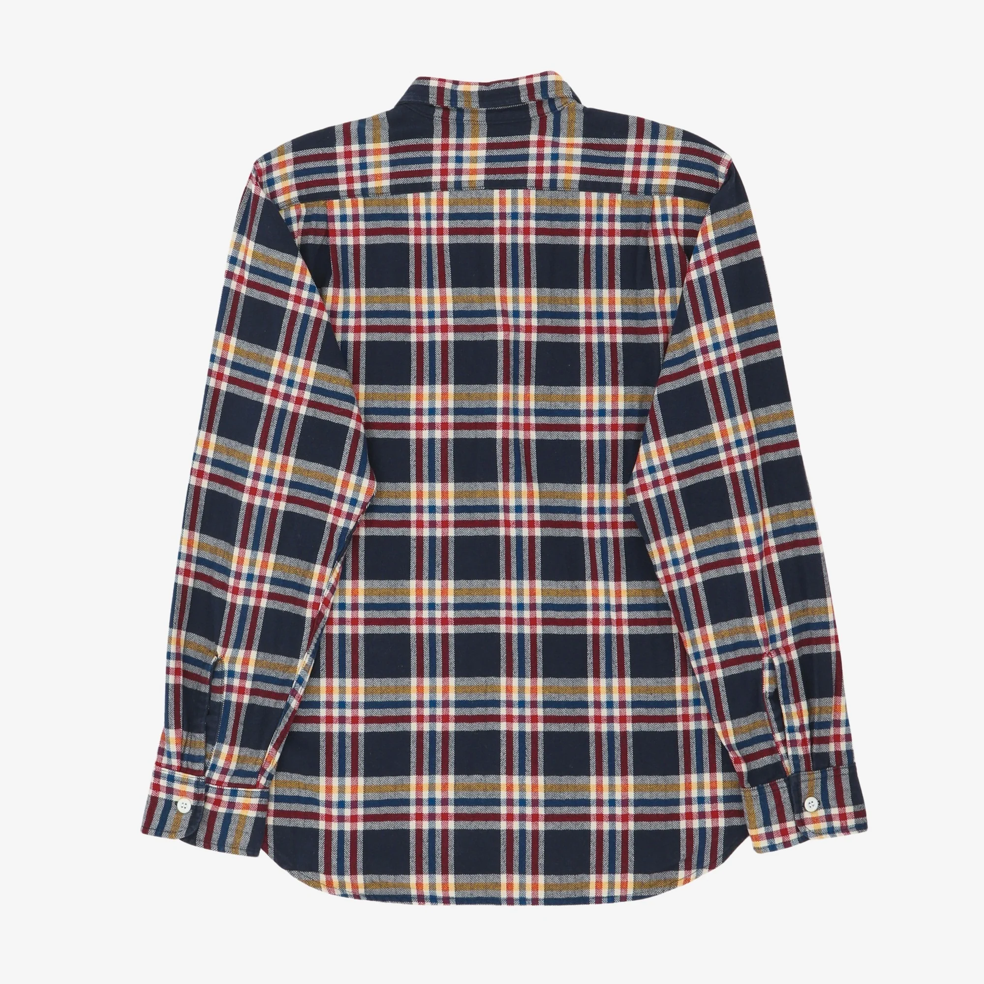Garage Check Flannel Half Zip Shirt - Image 2