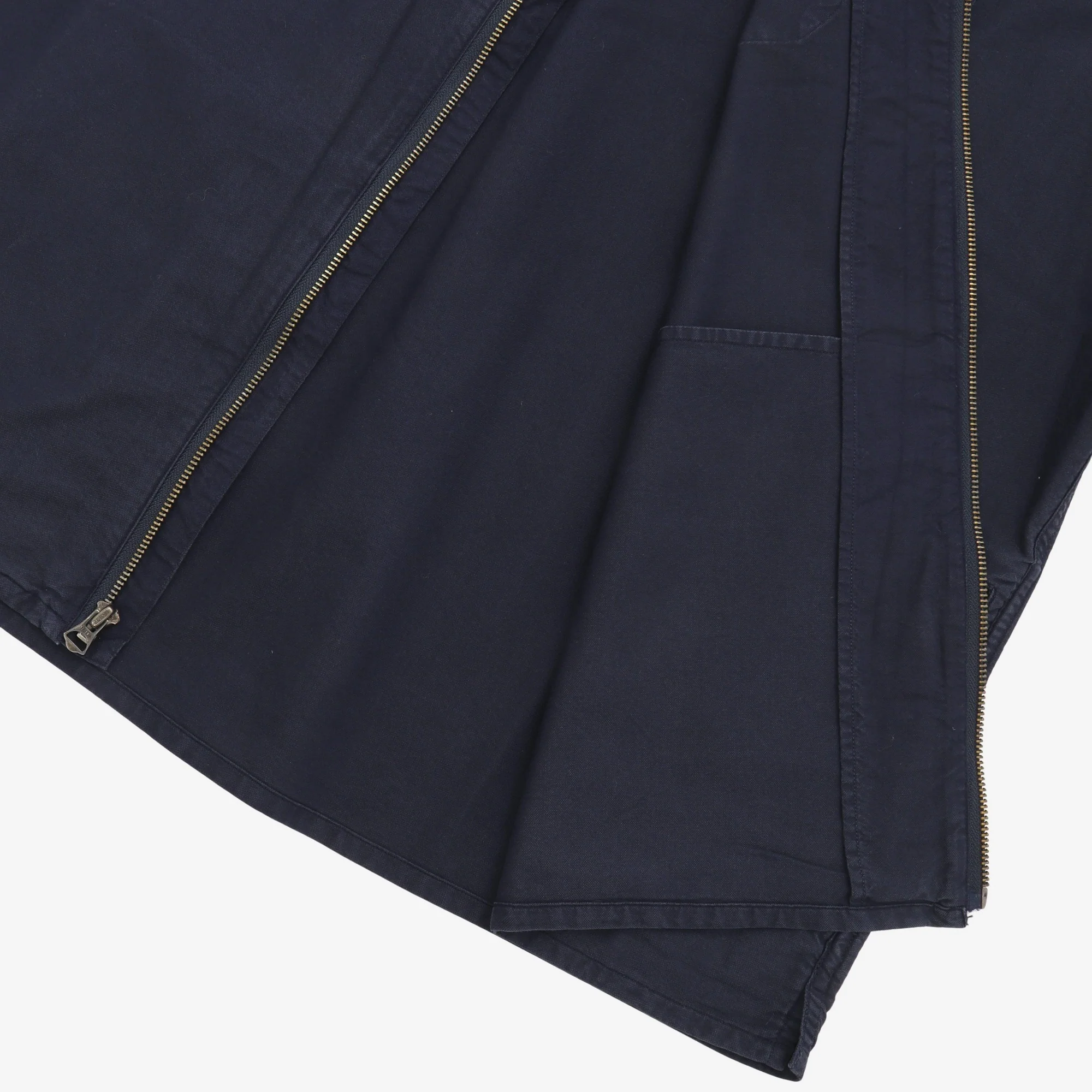 Garment Dyed Zip Overshirt - Image 4