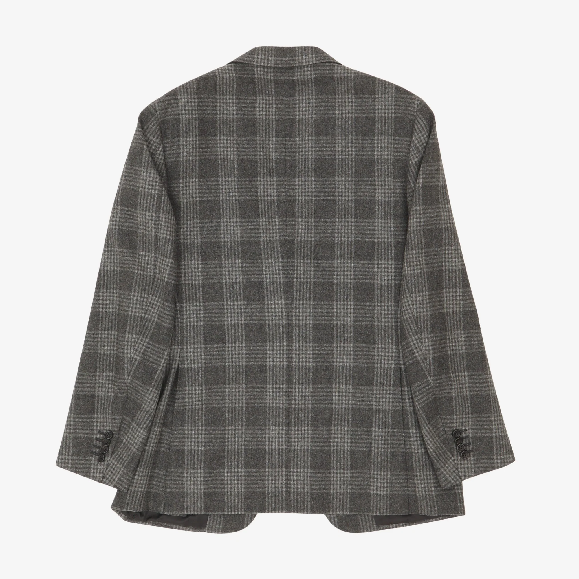 Glen Check Wool Blazer - Image 2