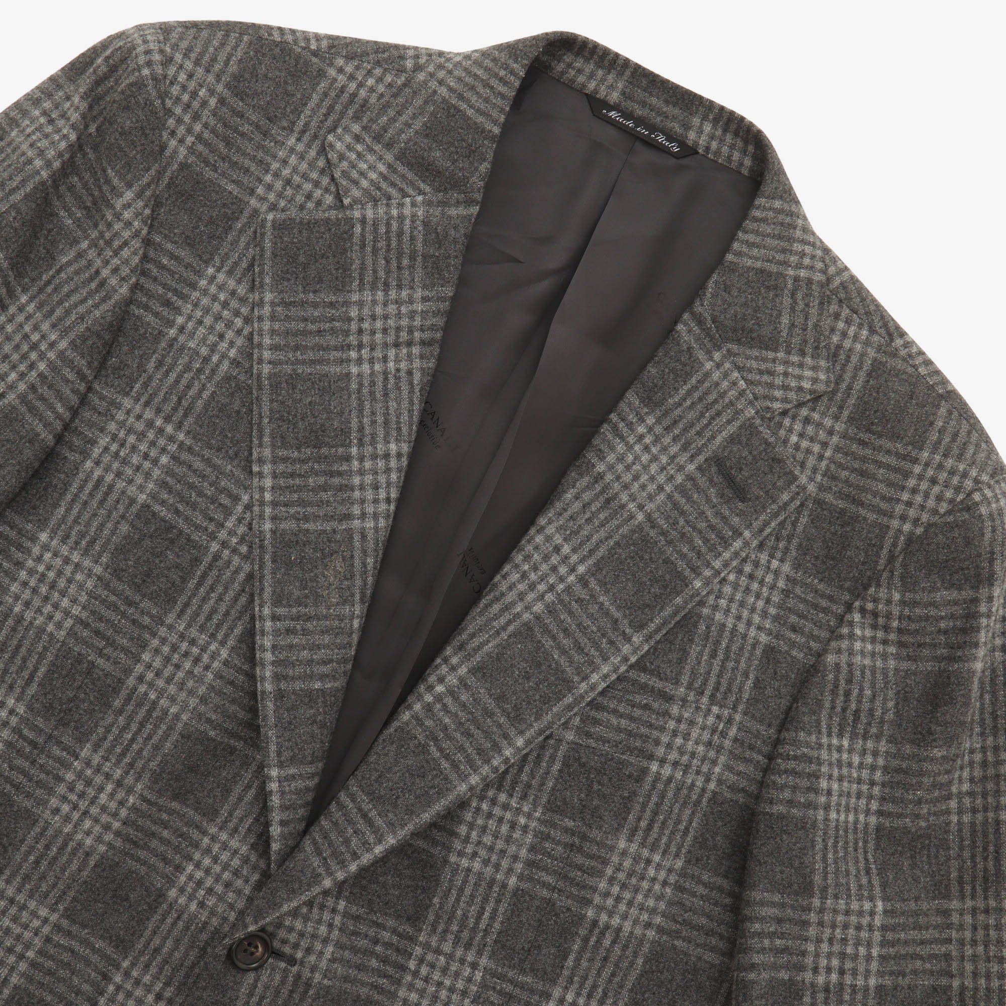 Glen Check Wool Blazer - Image 3