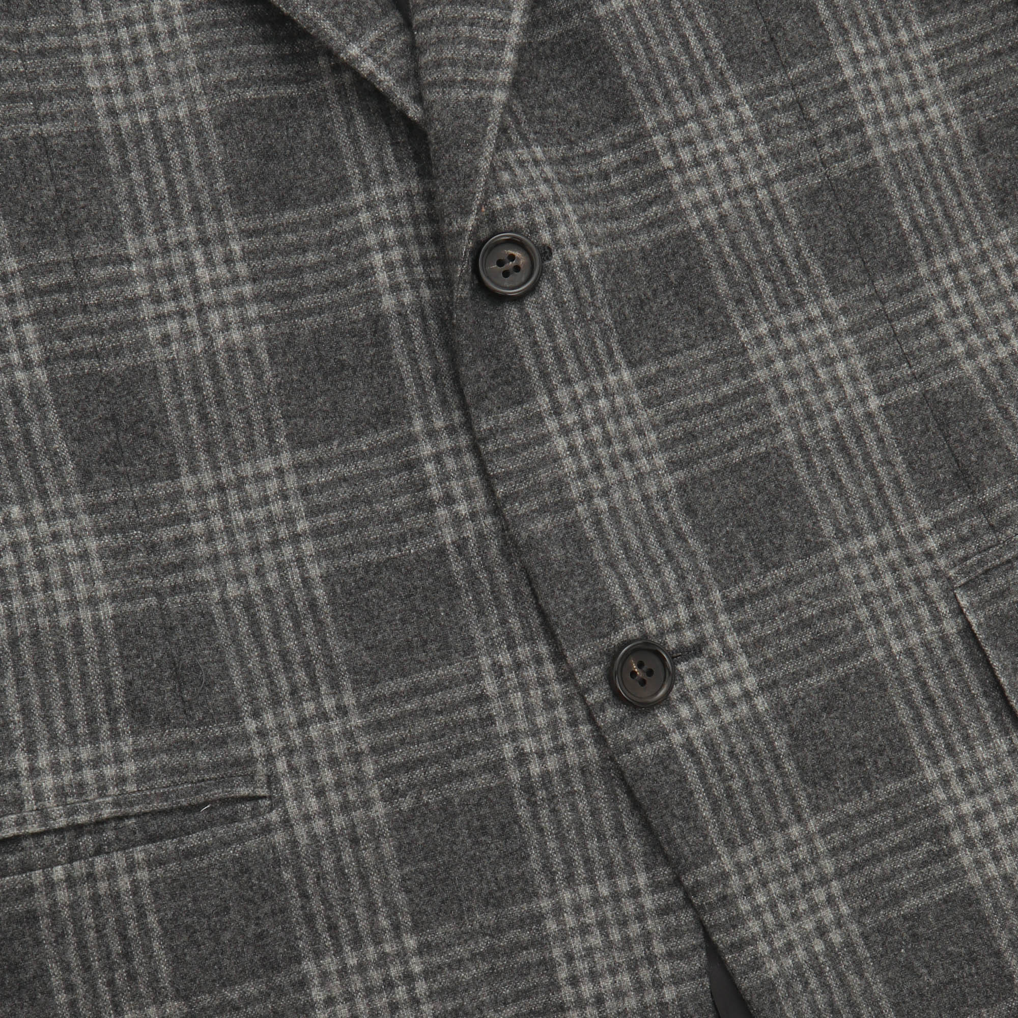 Glen Check Wool Blazer - Image 4