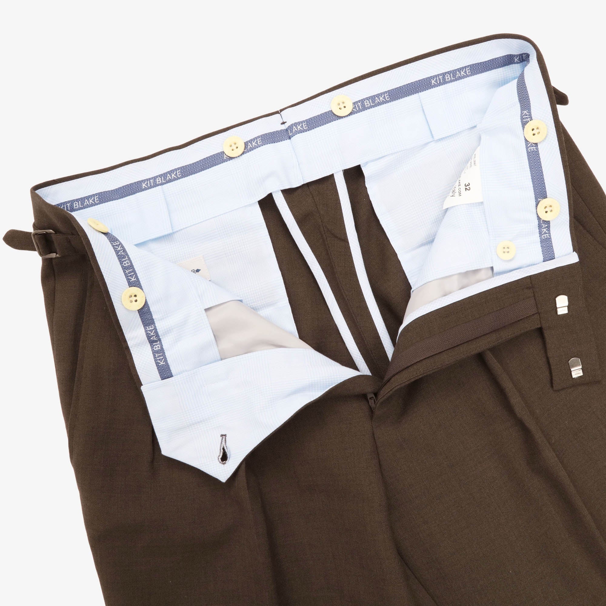 Grant Pleated Trousers (32W X 34L) - Image 3