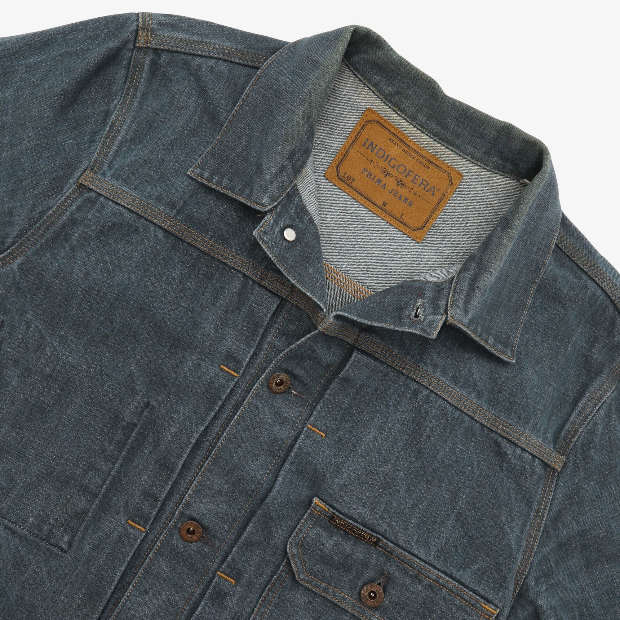 Grant Selvedge Denim Jacket - Image 3