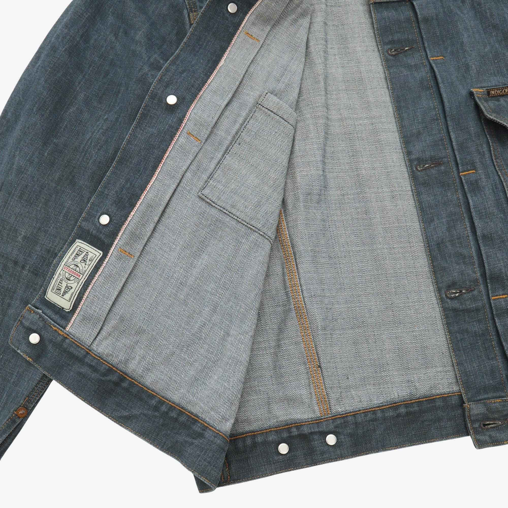 Grant Selvedge Denim Jacket - Image 4