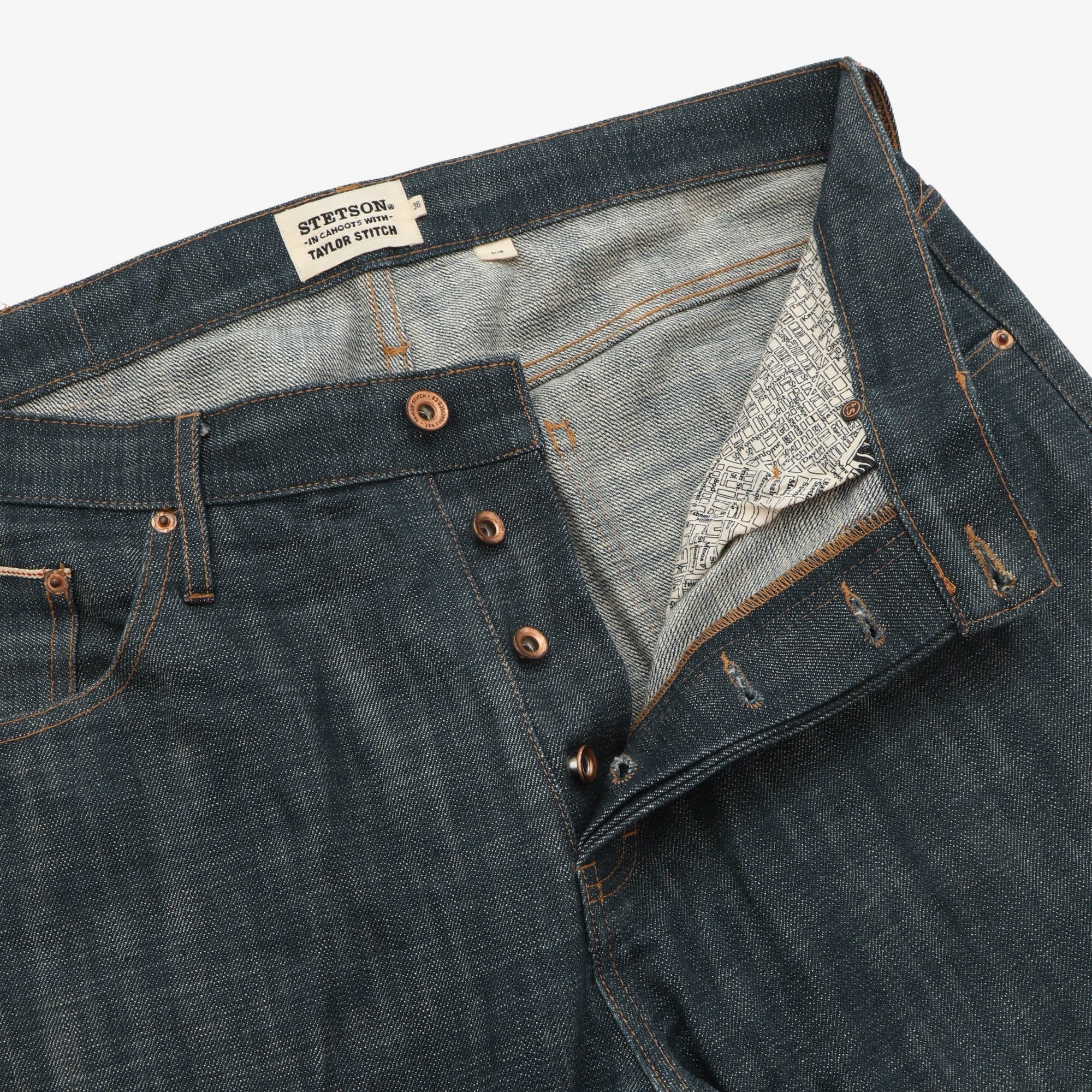 Green Cast Selvedge Denim - Image 3