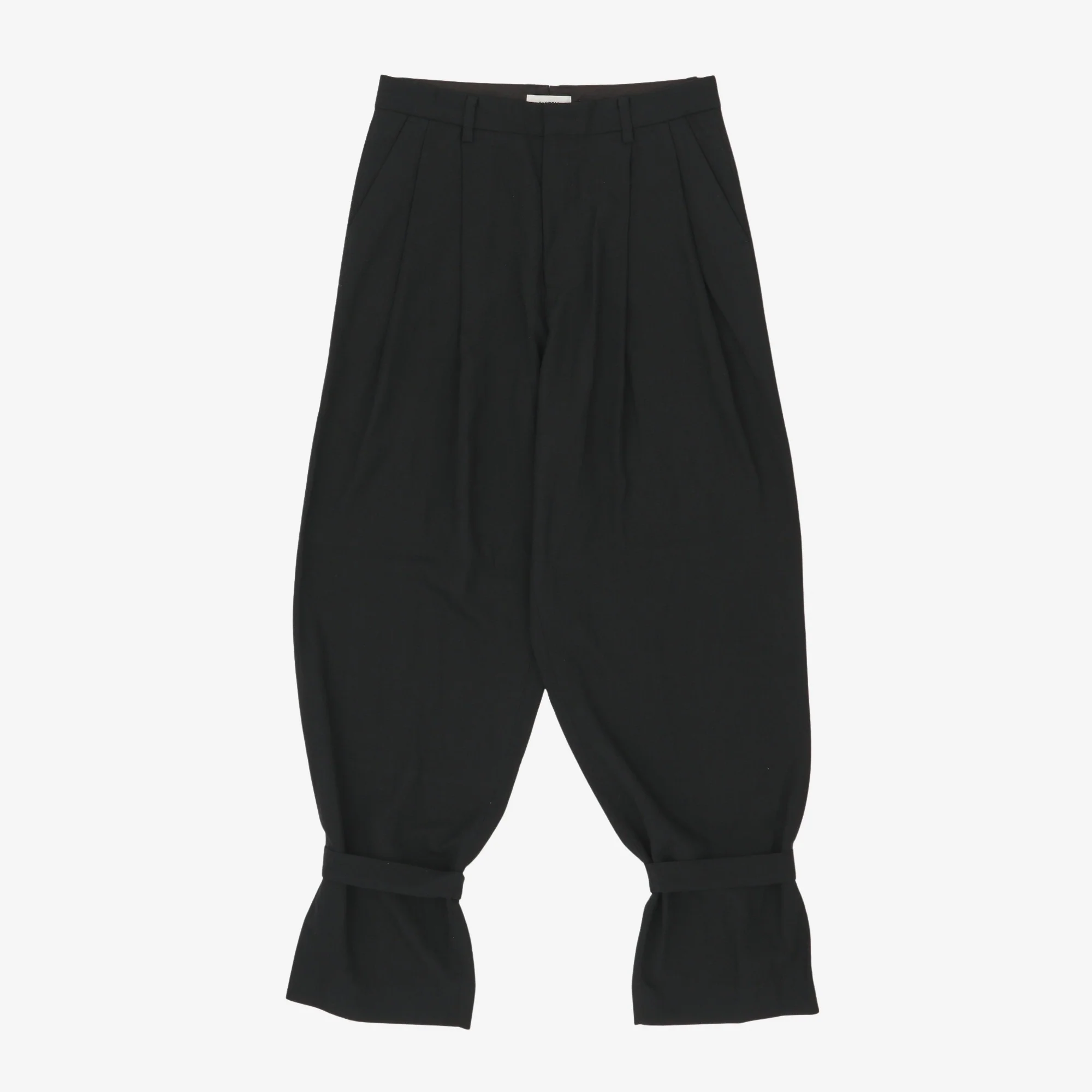 Hem Strap Pleated Pants (32W x 32L)