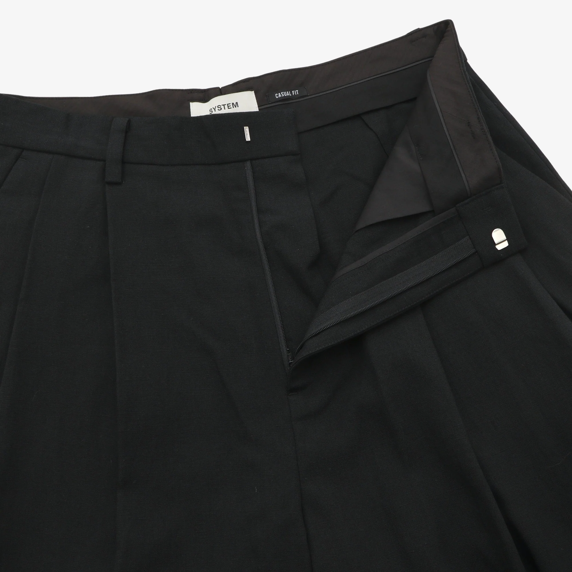 Hem Strap Pleated Pants (32W x 32L) - Image 3