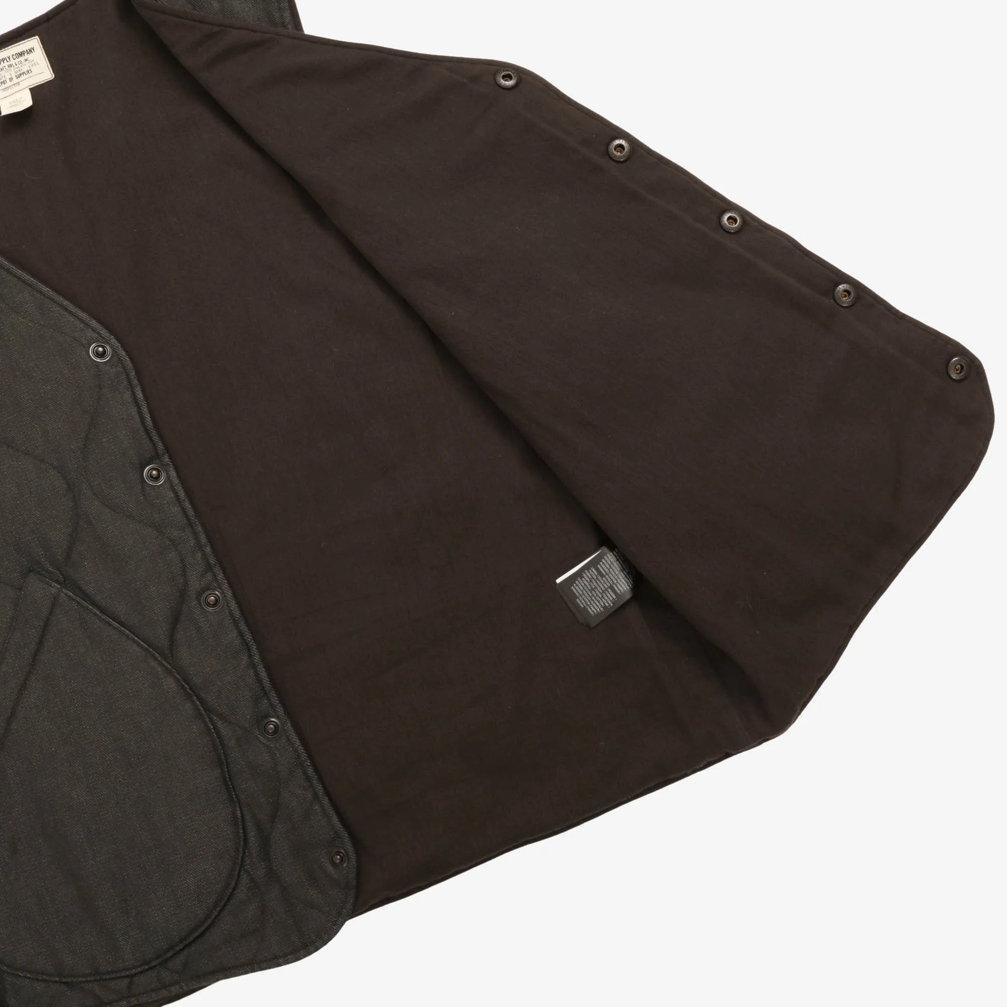 Hudson Quilted Denim Gilet - Image 4