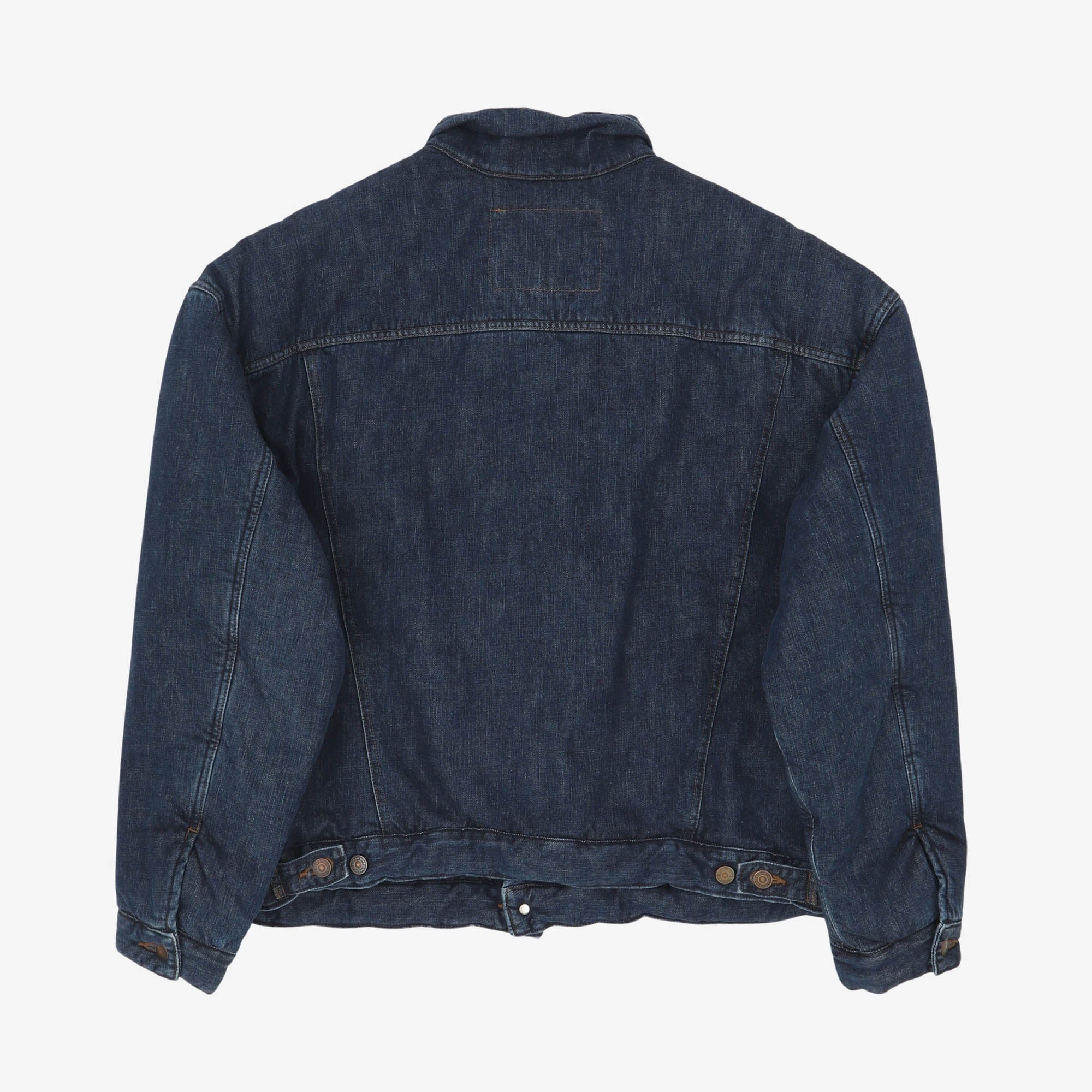 Insulated Denim Puffer Jacket - Image 2
