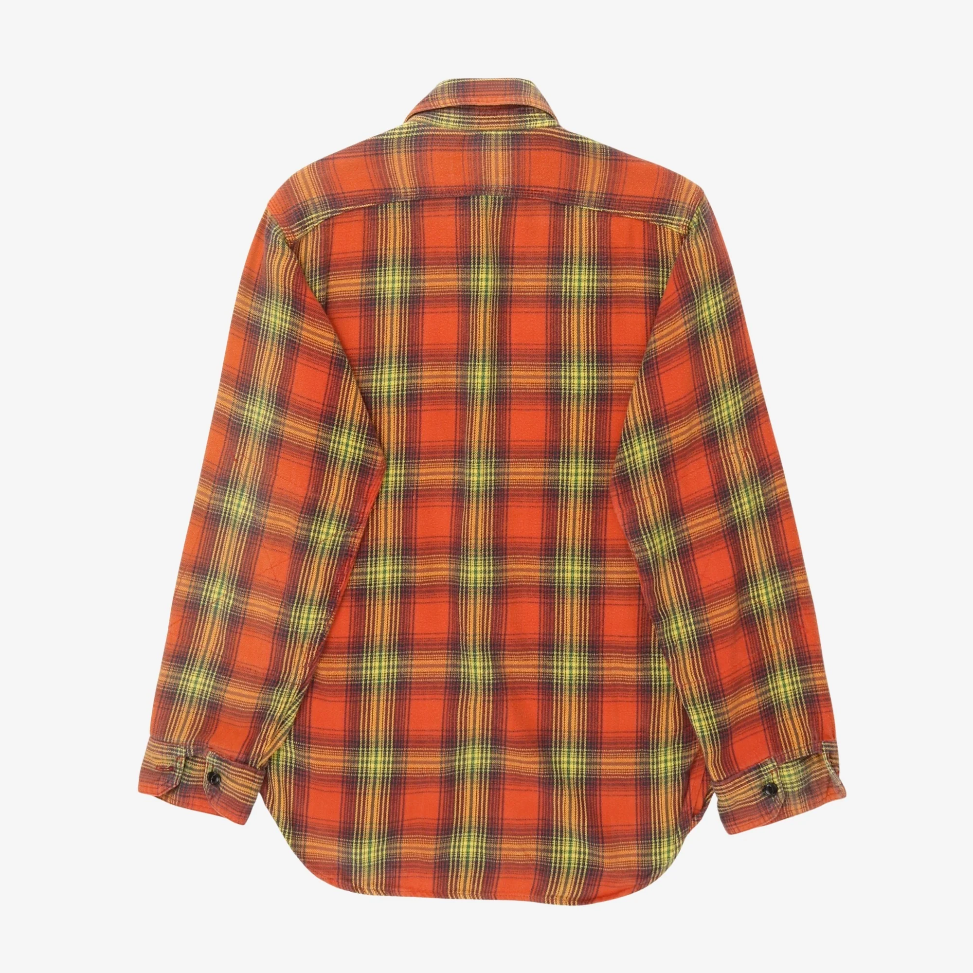 Japan Plaid Shadow Flannel Shirt - Image 2