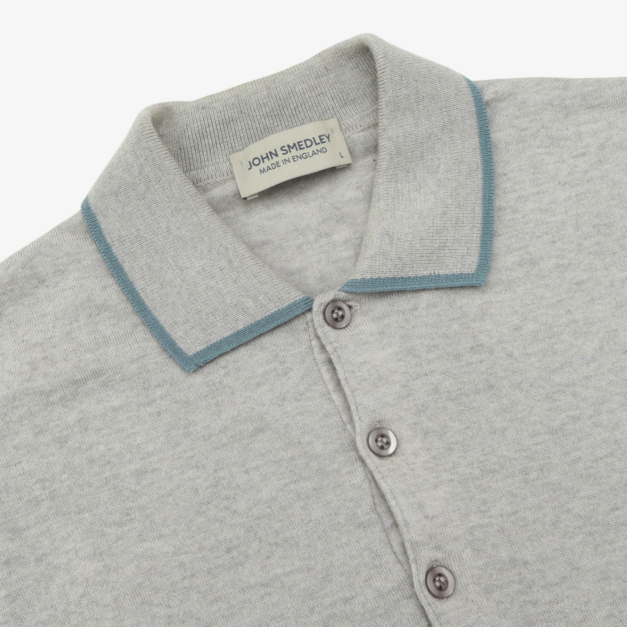 Knitted Wool Polo Shirt - Image 3