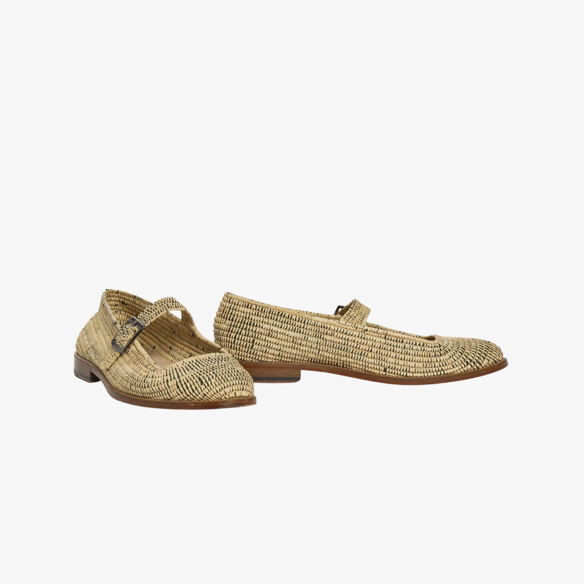 La Vilette Raffia Shoes - Image 2