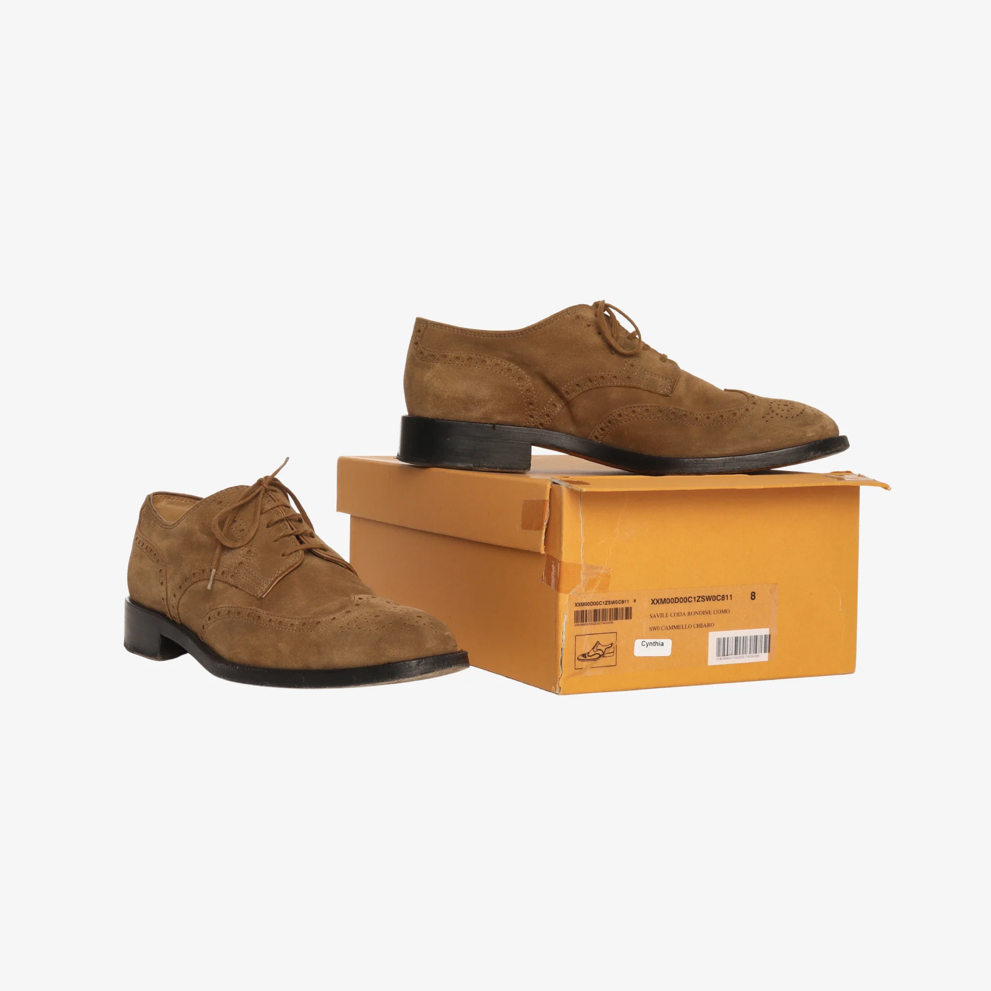 Lace Up Suede Brogues - Image 2