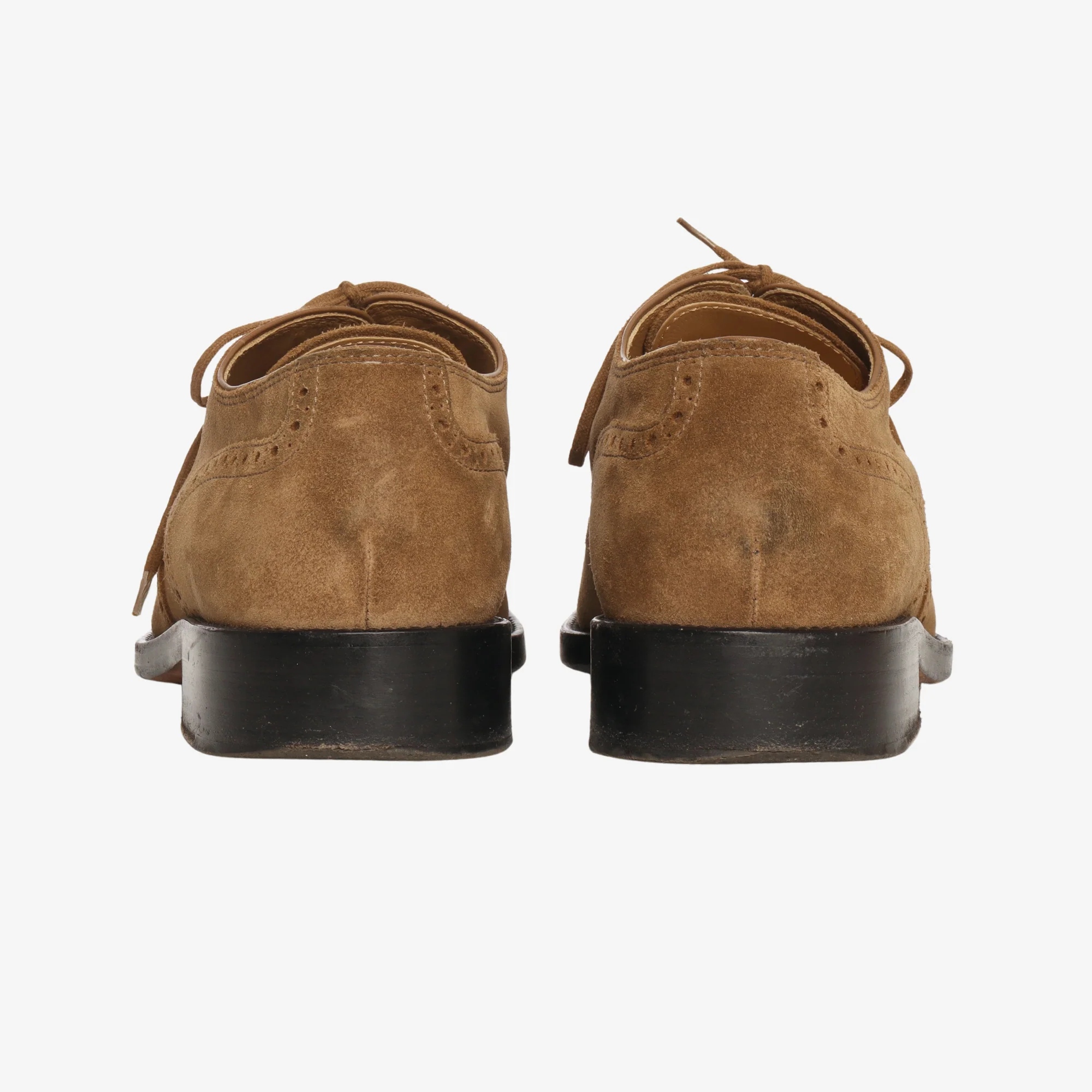 Lace Up Suede Brogues - Image 3