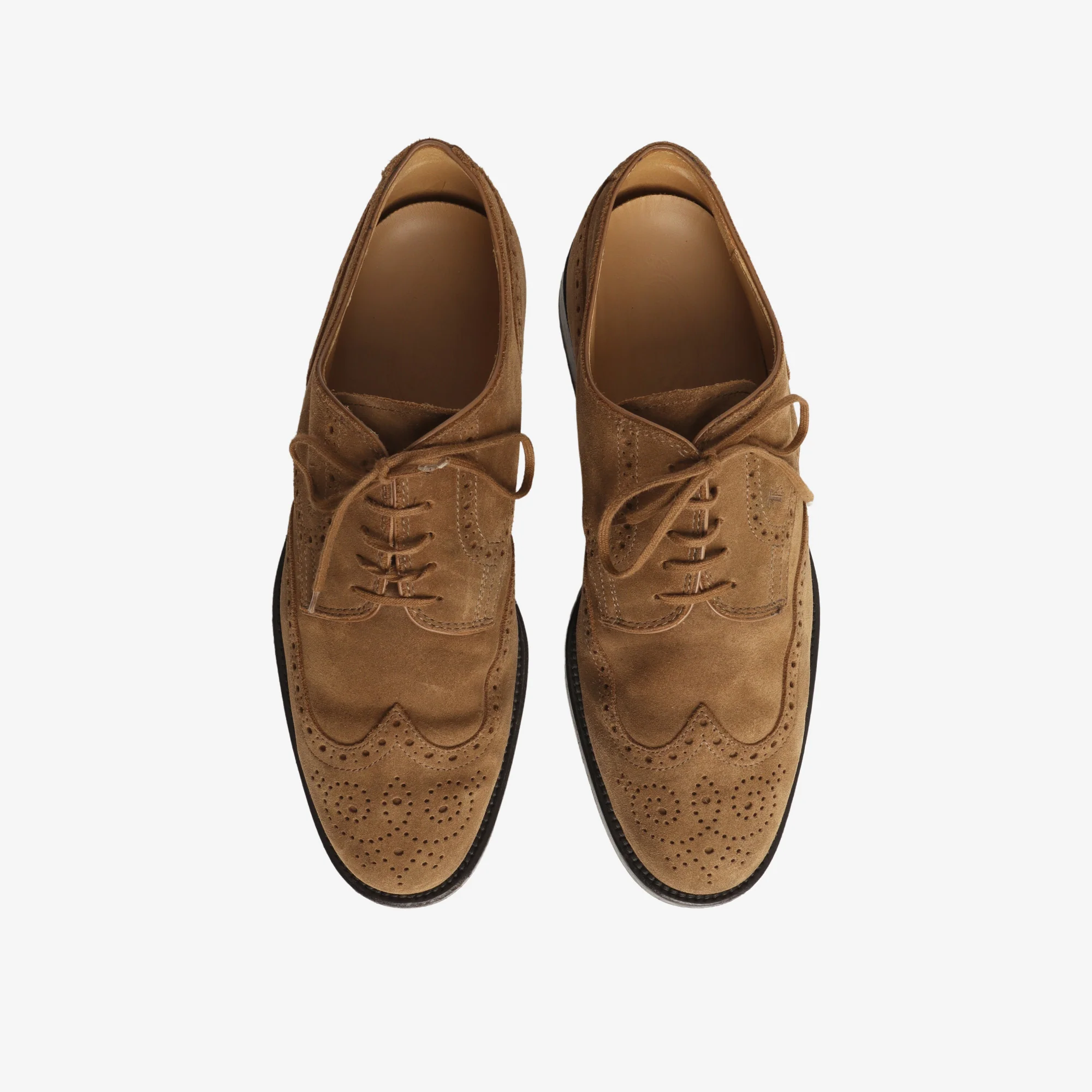 Lace Up Suede Brogues - Image 5