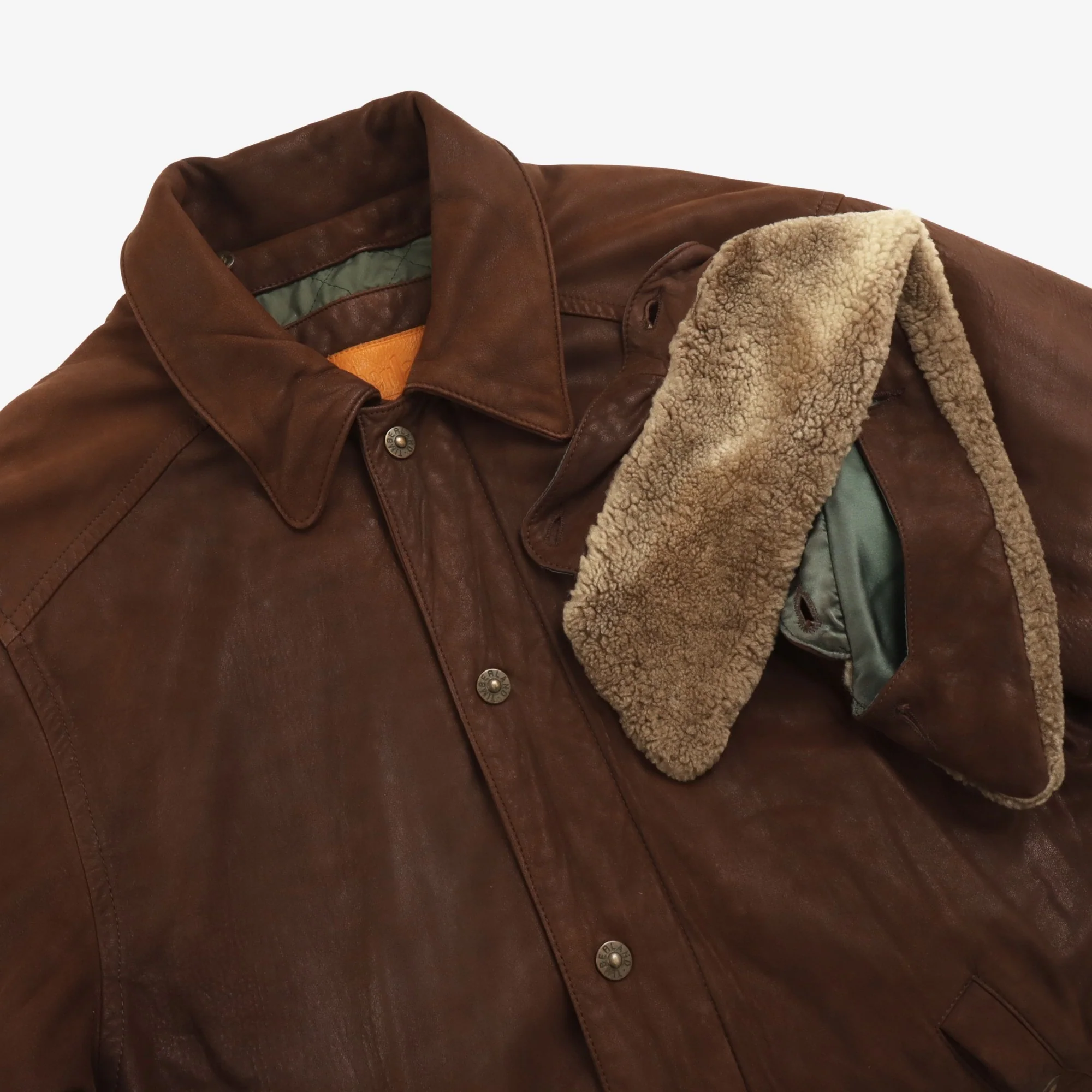 Vintage Lambskin Leather Jacket - Image 3