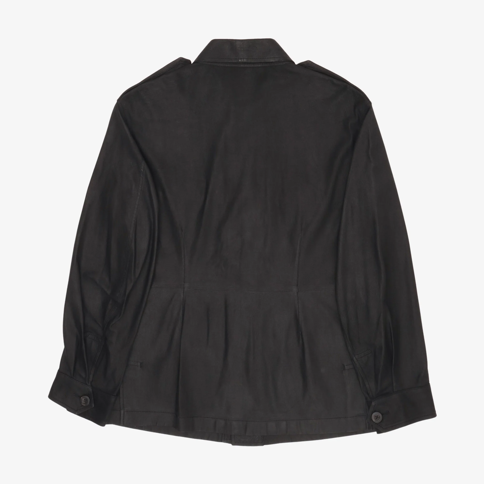 Leather Field Jacket - Image 2
