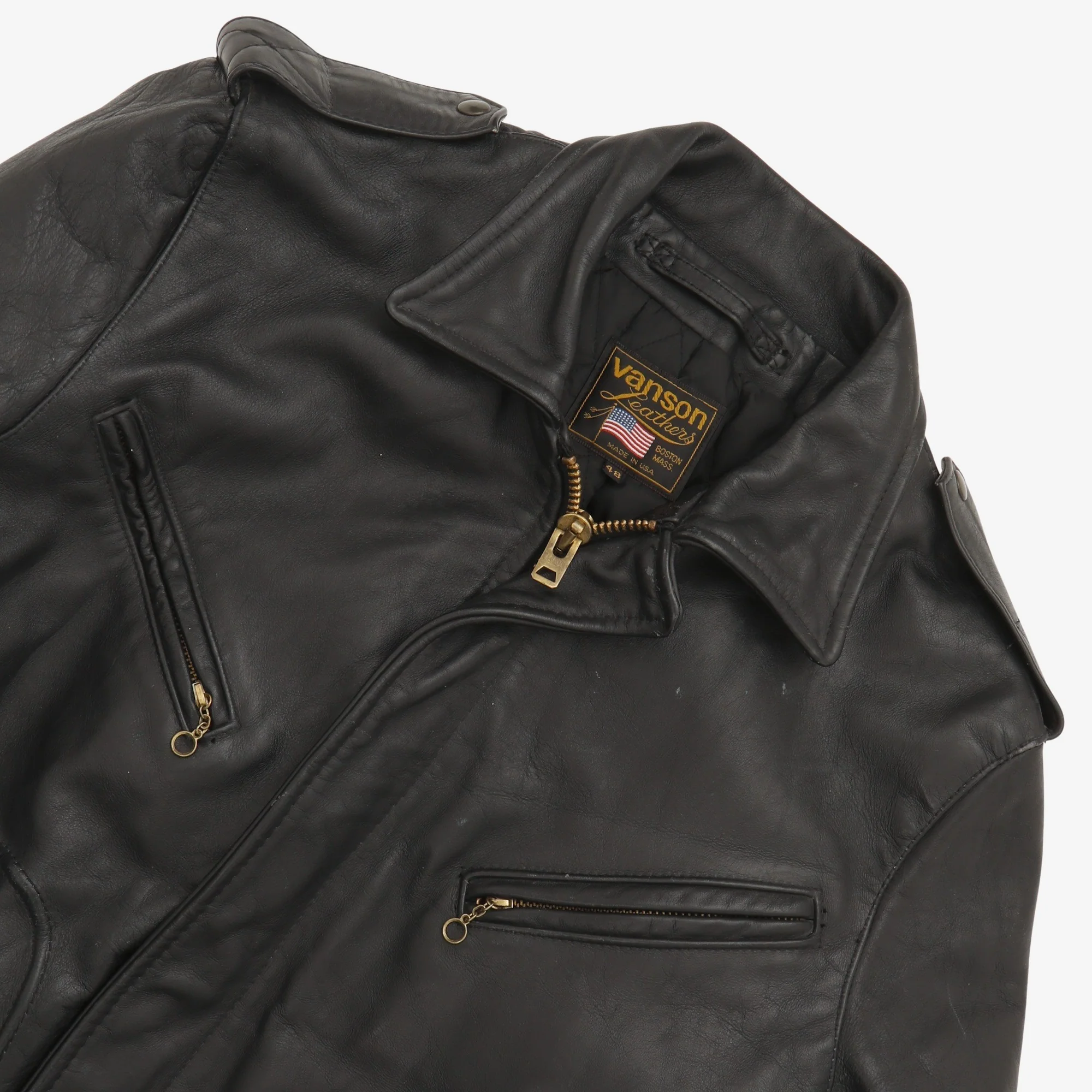 Vintage Motorcycle Jacket - Image 3