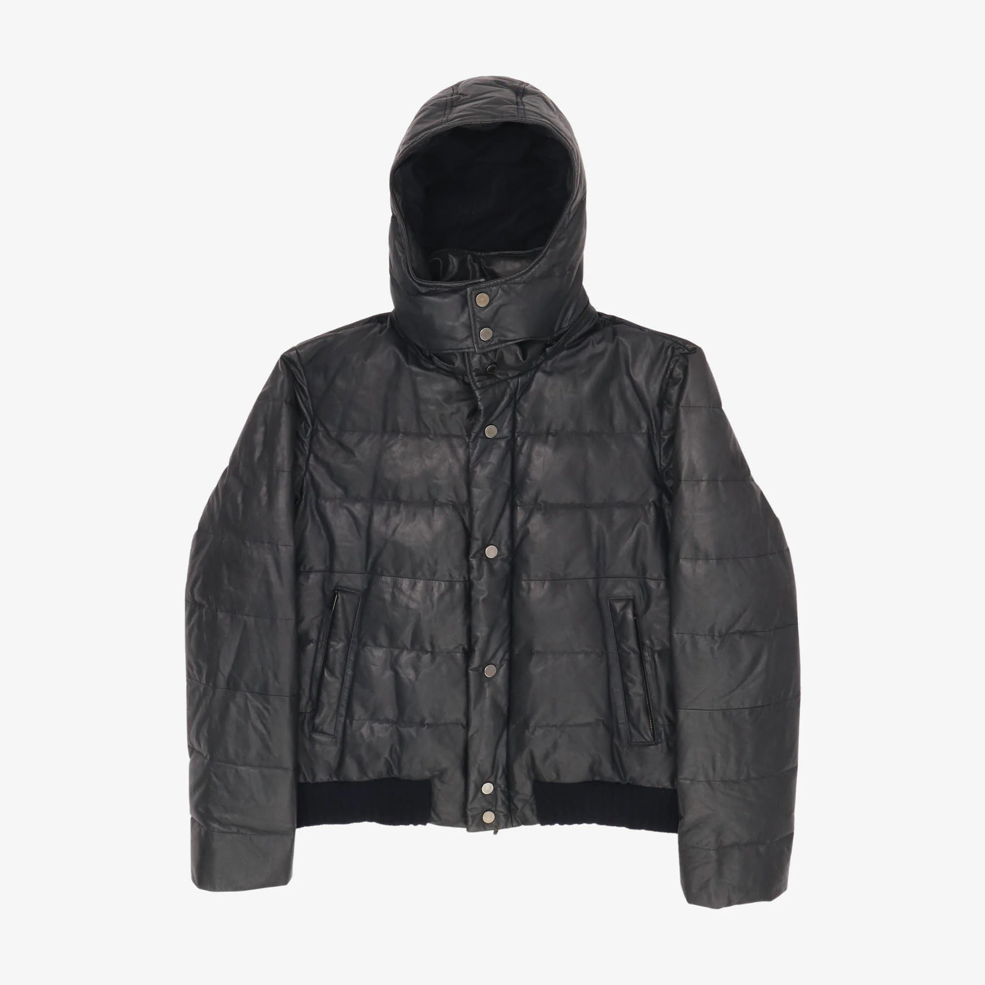 Leather Padded Jacket