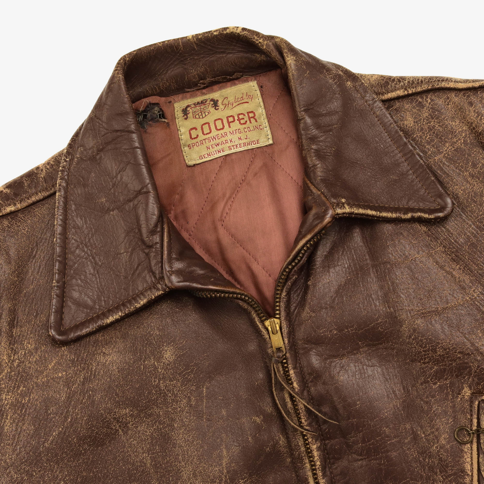 Leather Jacket (Cooper Sportswear MFG) - Image 3