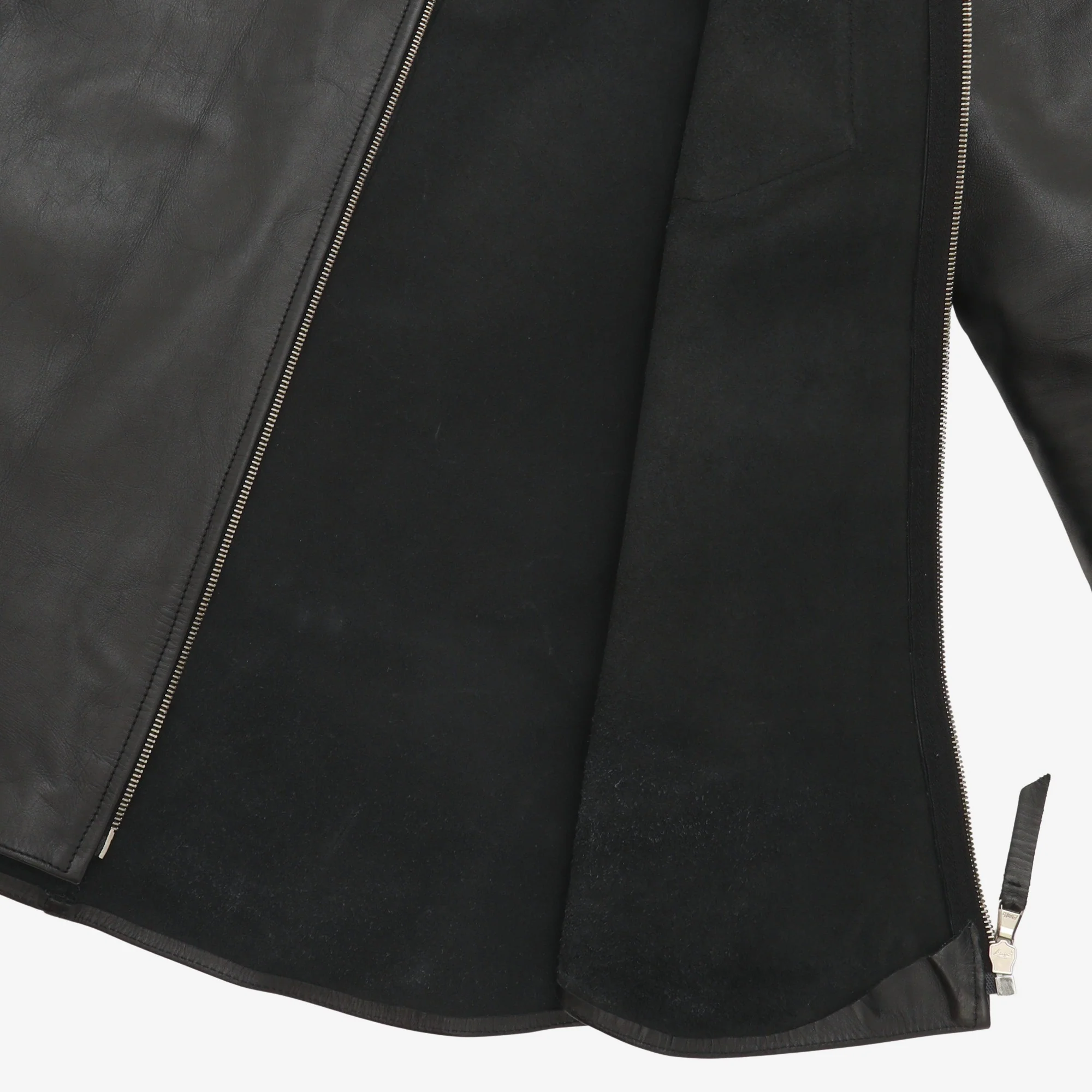 Leather Zip Overshirt - Image 4