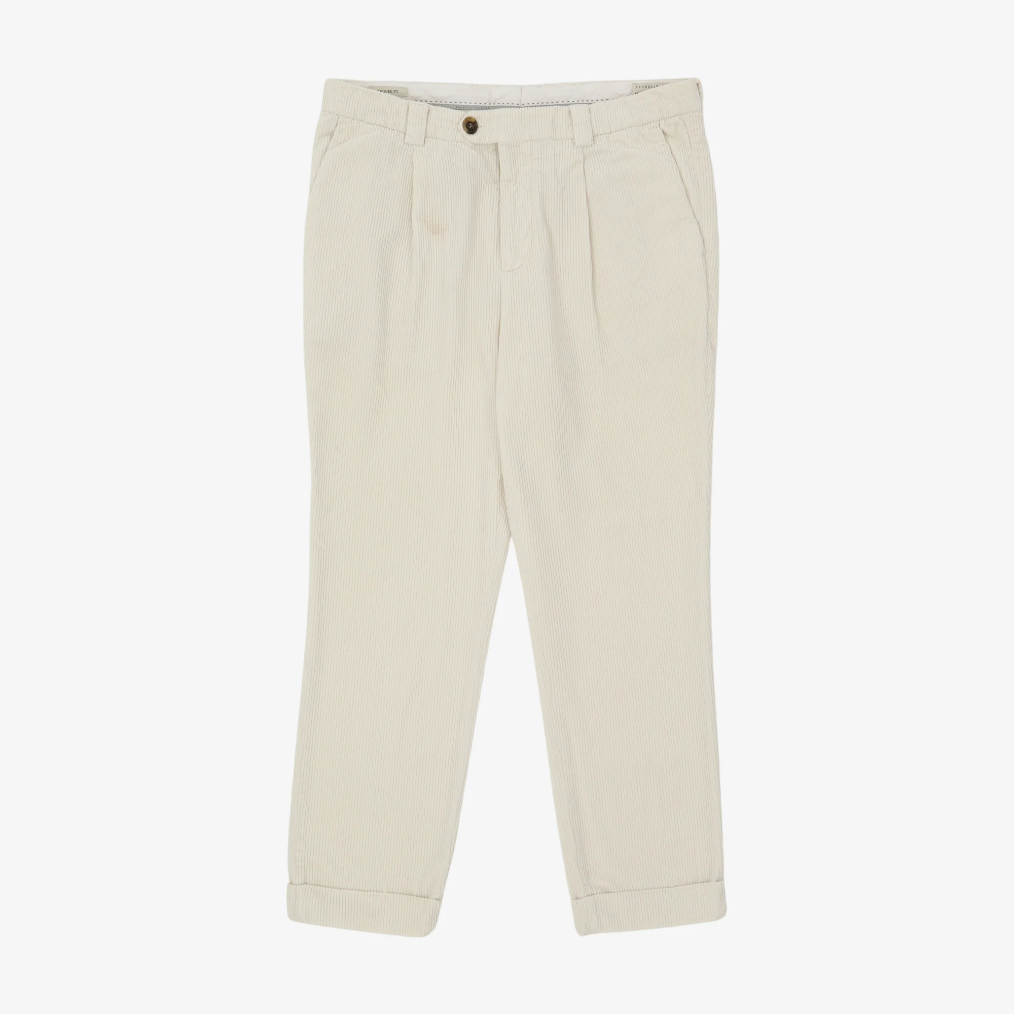 Leisure Fit Corduroy Trousers (36W X 27L)