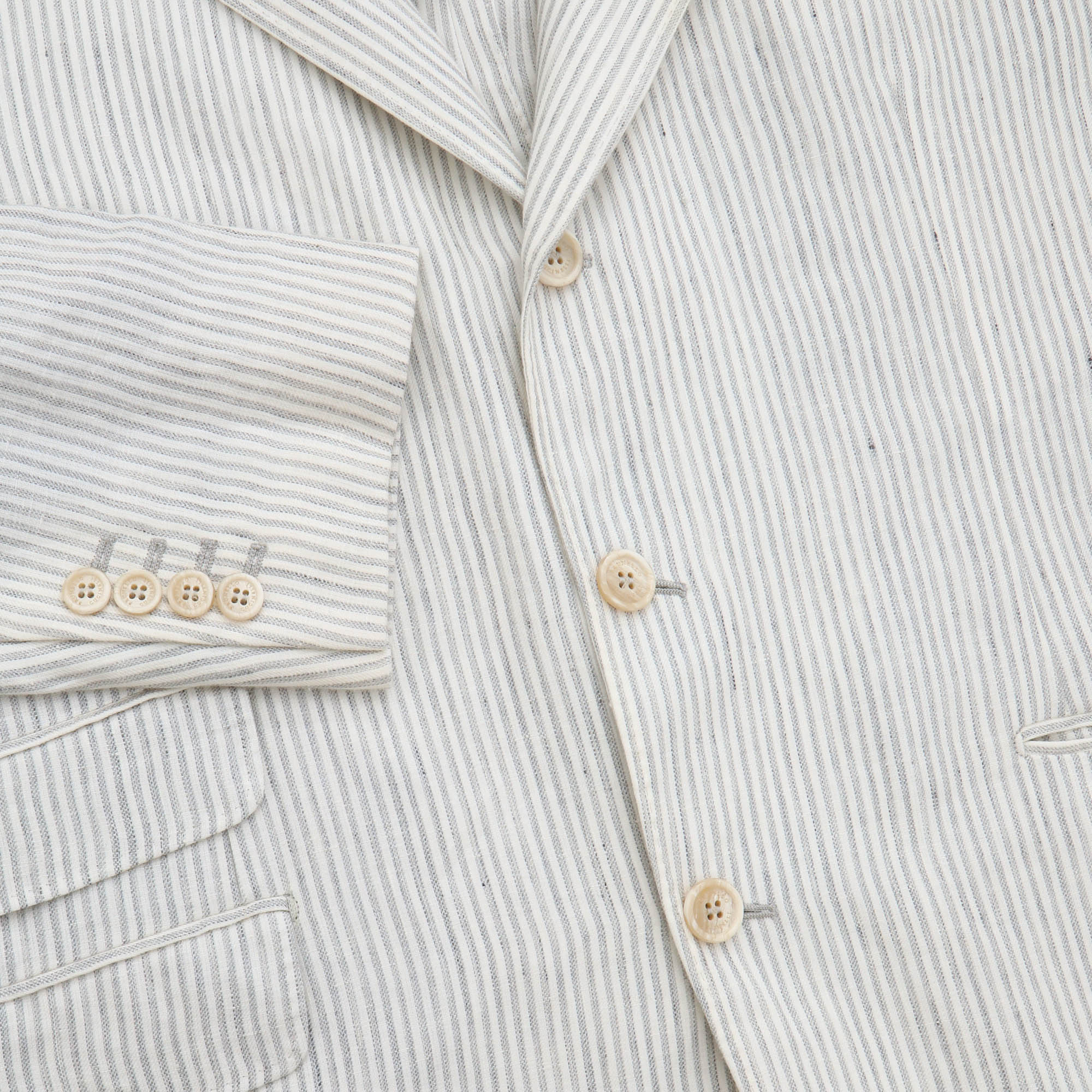 Linen Bengal Stripe Blazer - Image 4