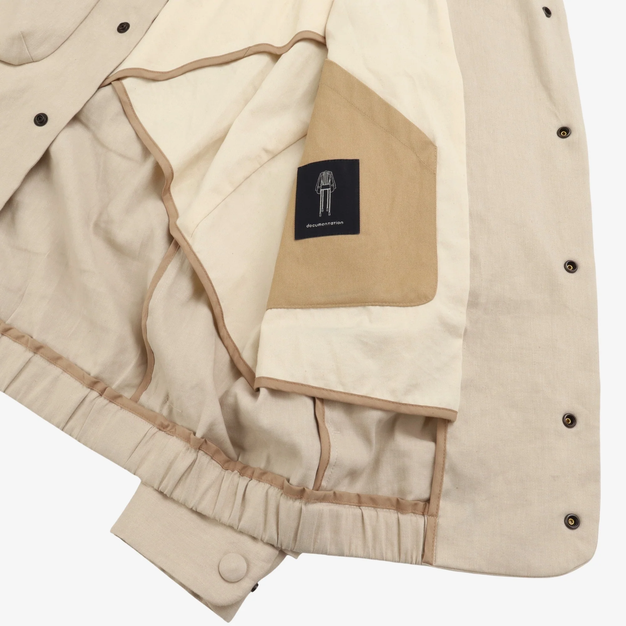 Linen Blend CPO Jacket - Image 4