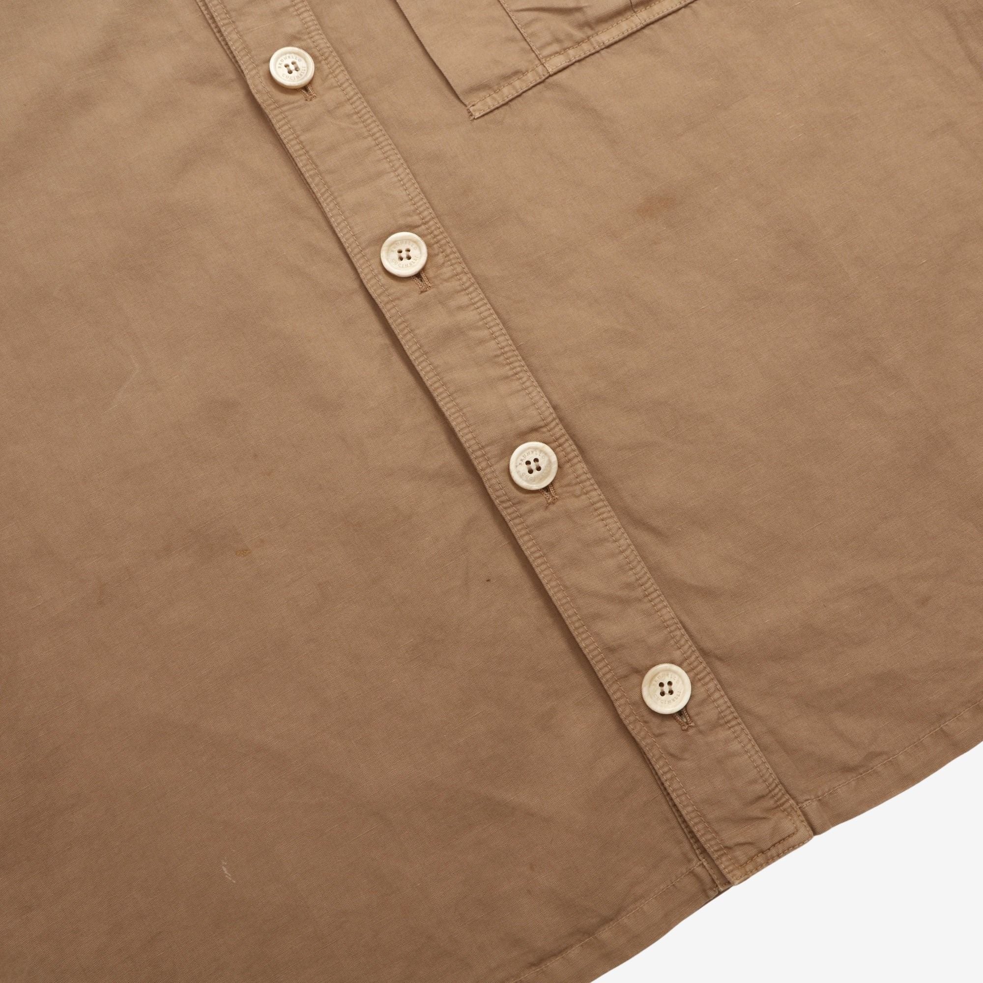 Linen Blend Overshirt - Image 4