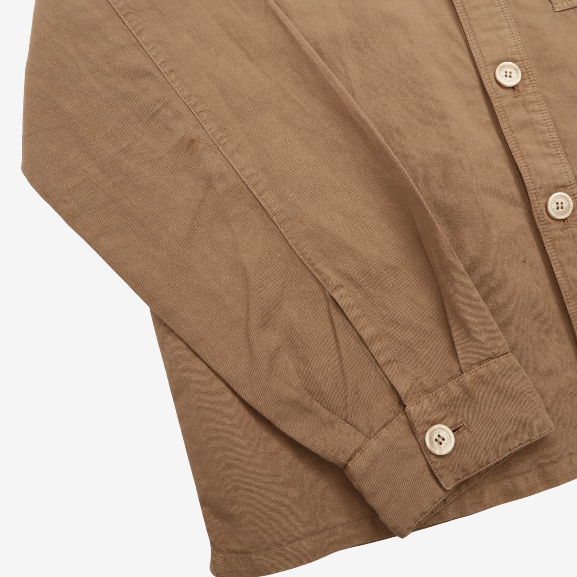 Linen Blend Overshirt - Image 5