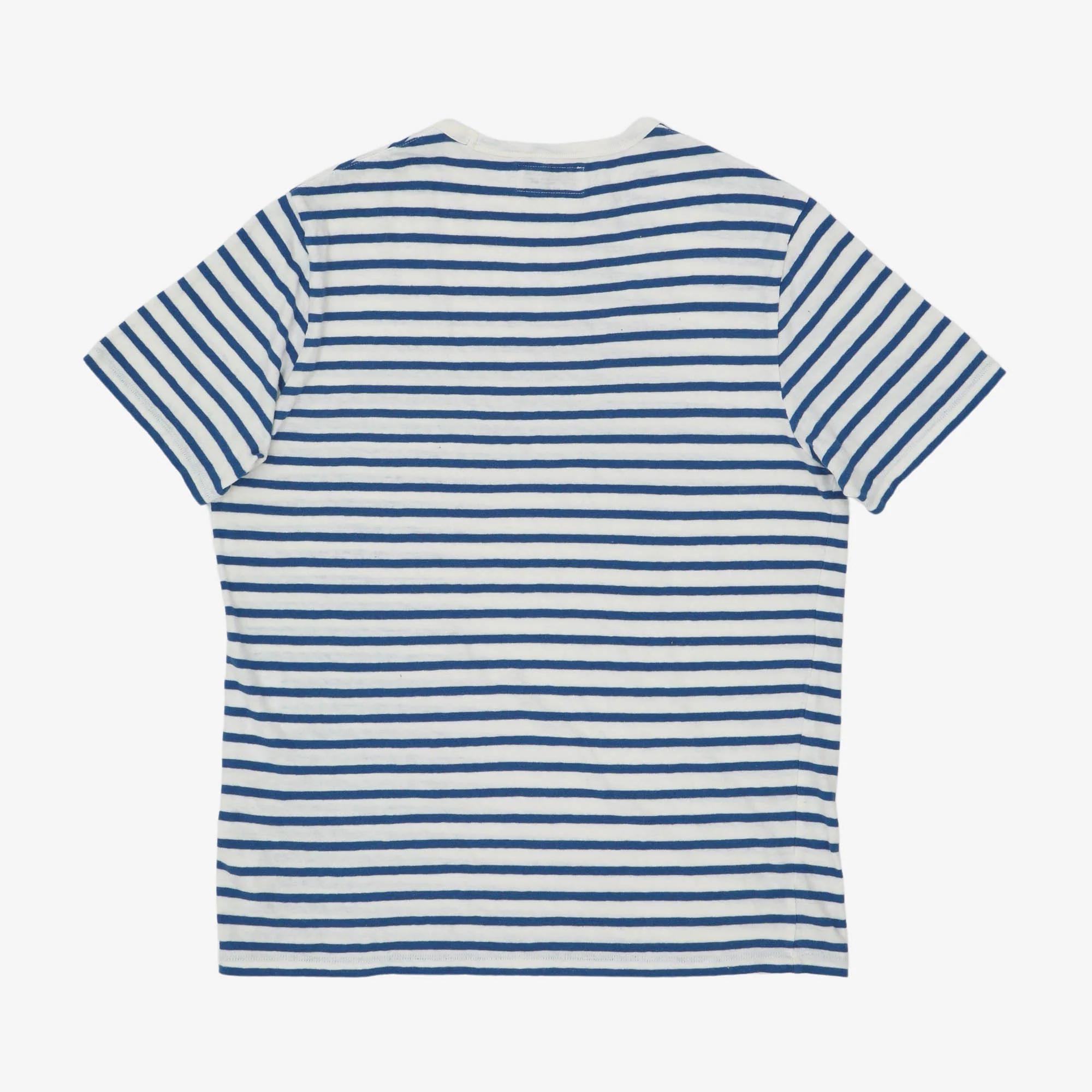 Linen Blend Striped Tee - Image 2