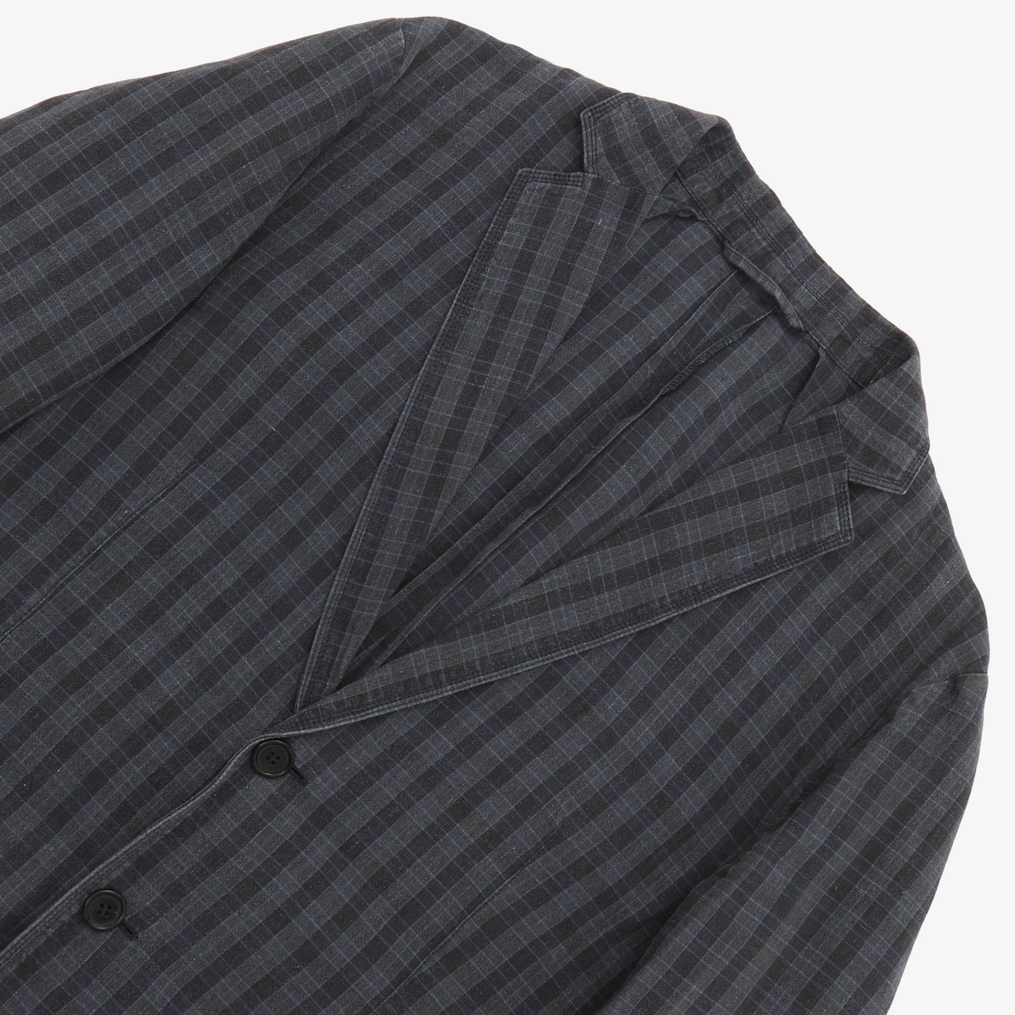 Linen Check Antibes Suit - Image 3