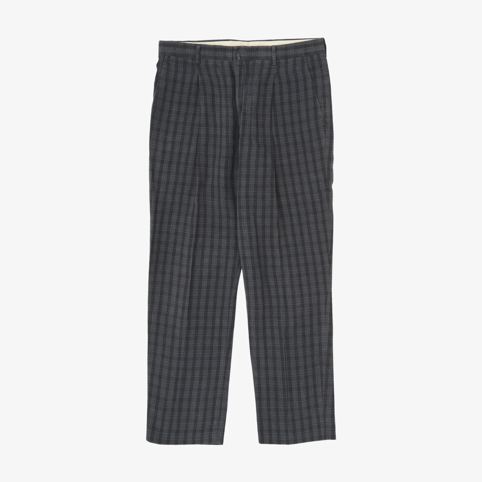 Linen Check Antibes Suit - Image 5
