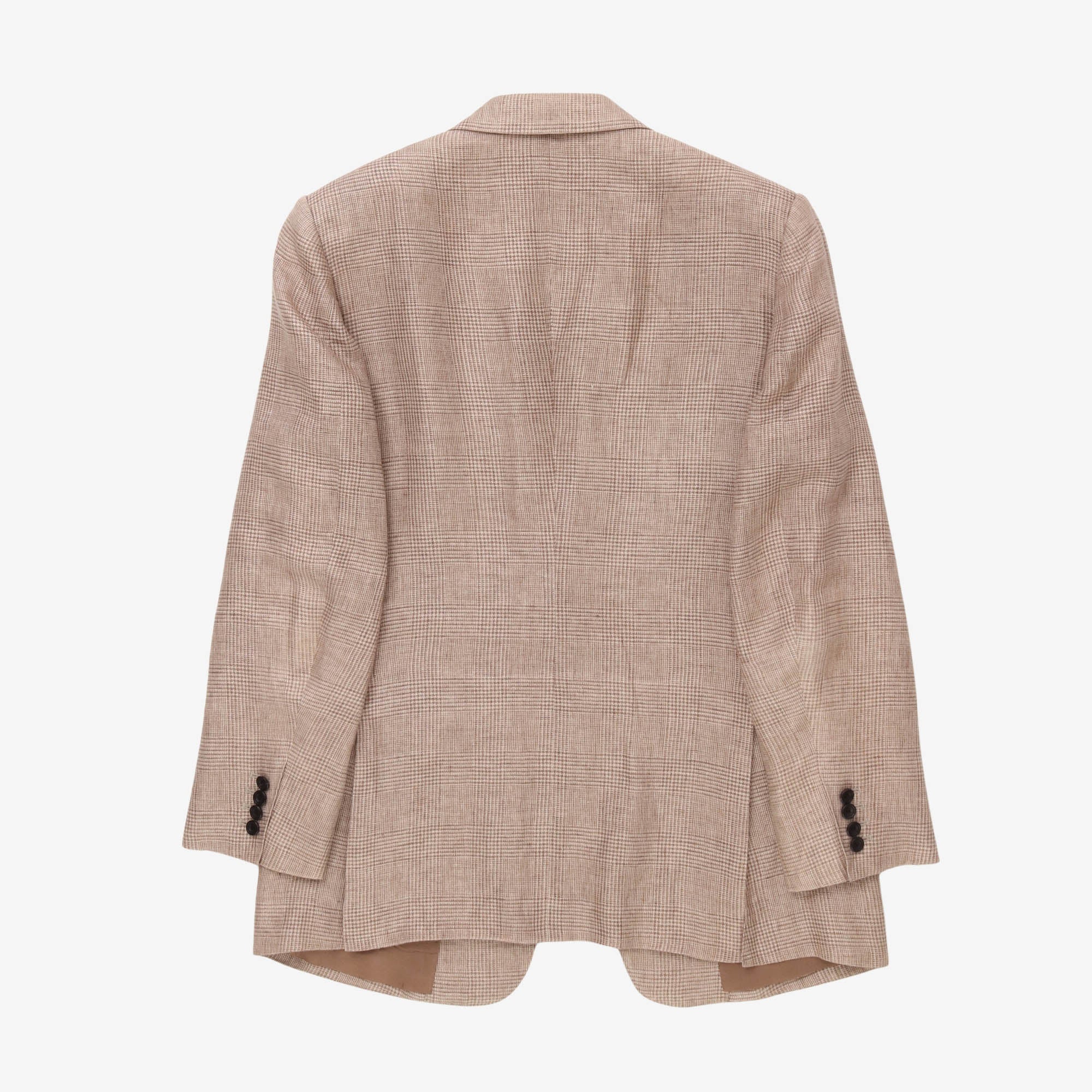 Savile Row Linen Check Blazer - Image 2
